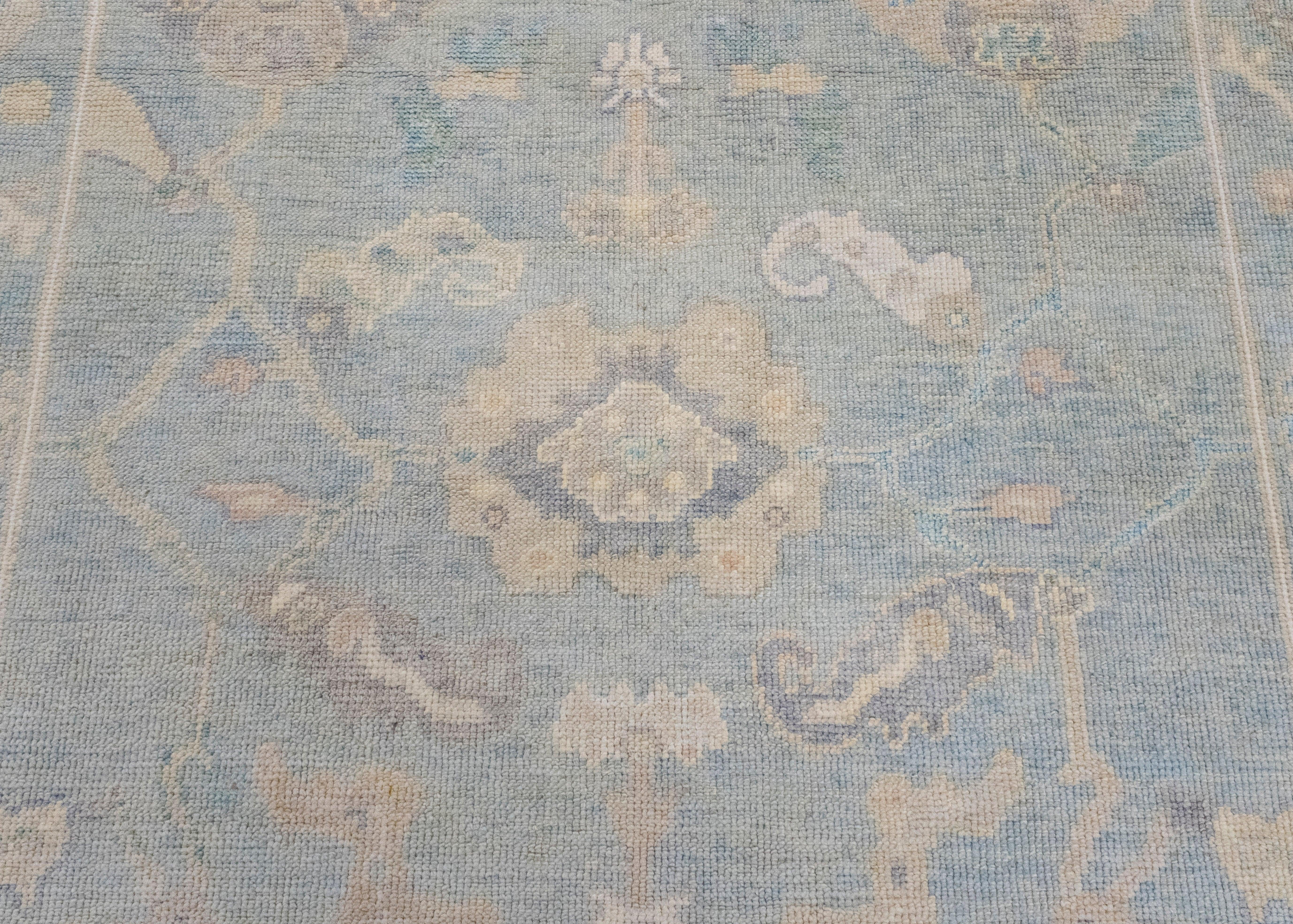 Türkischer Oushak-Teppich 5' x 6'11