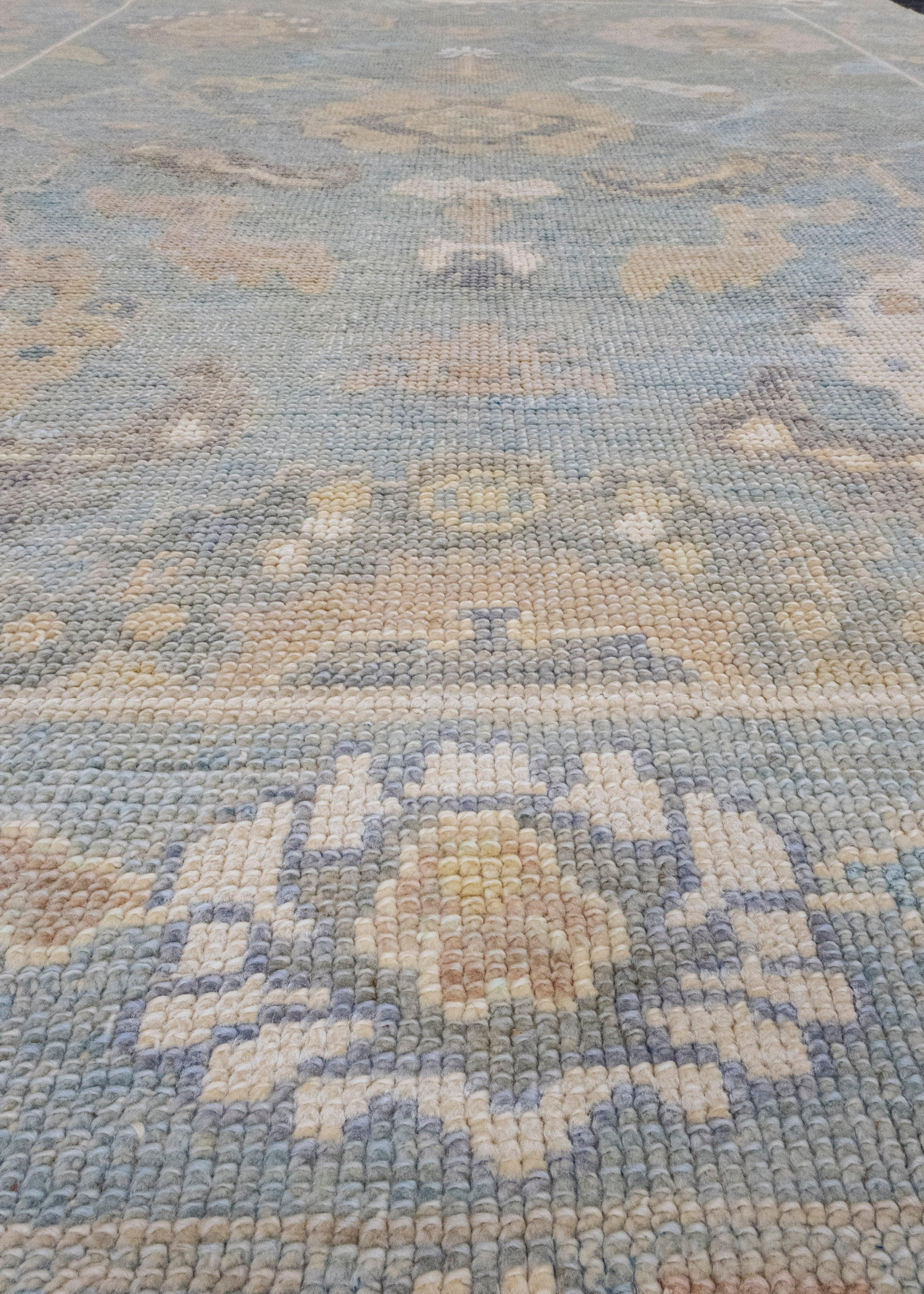 Türkischer Oushak-Teppich 5' x 6'11