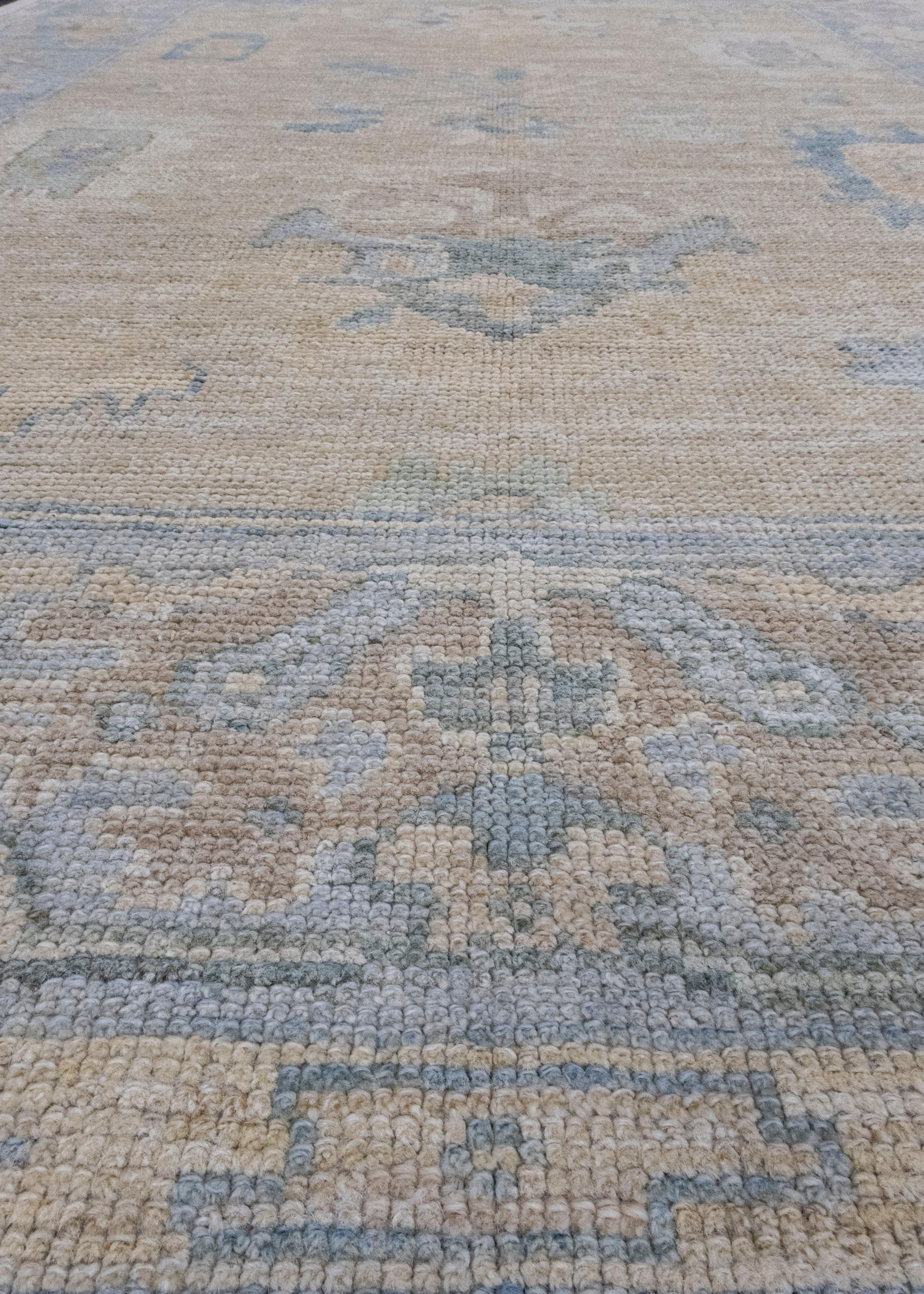 Türkischer Oushak-Teppich 5' x 7'4