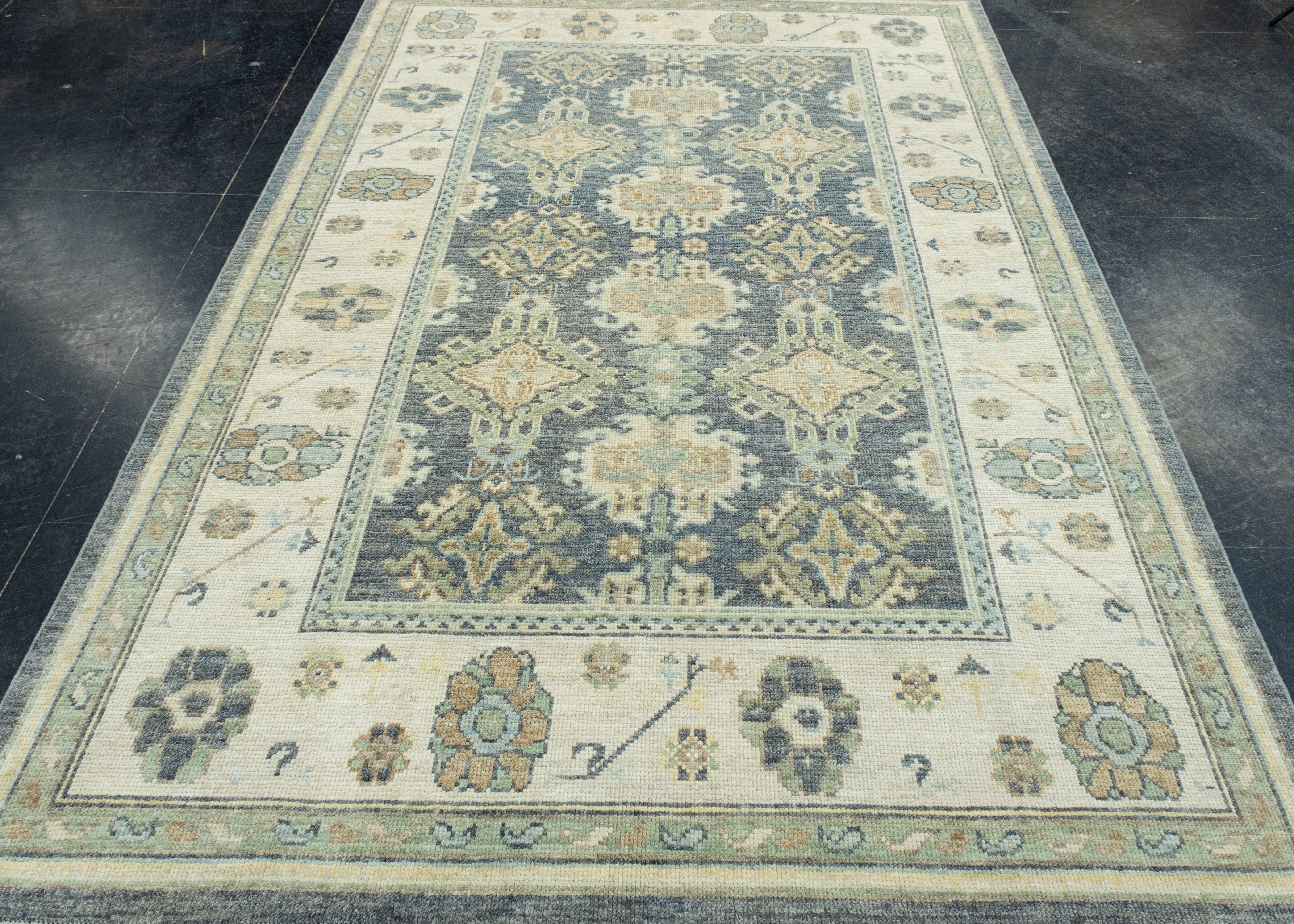 Turkish Oushak Rug 5'11