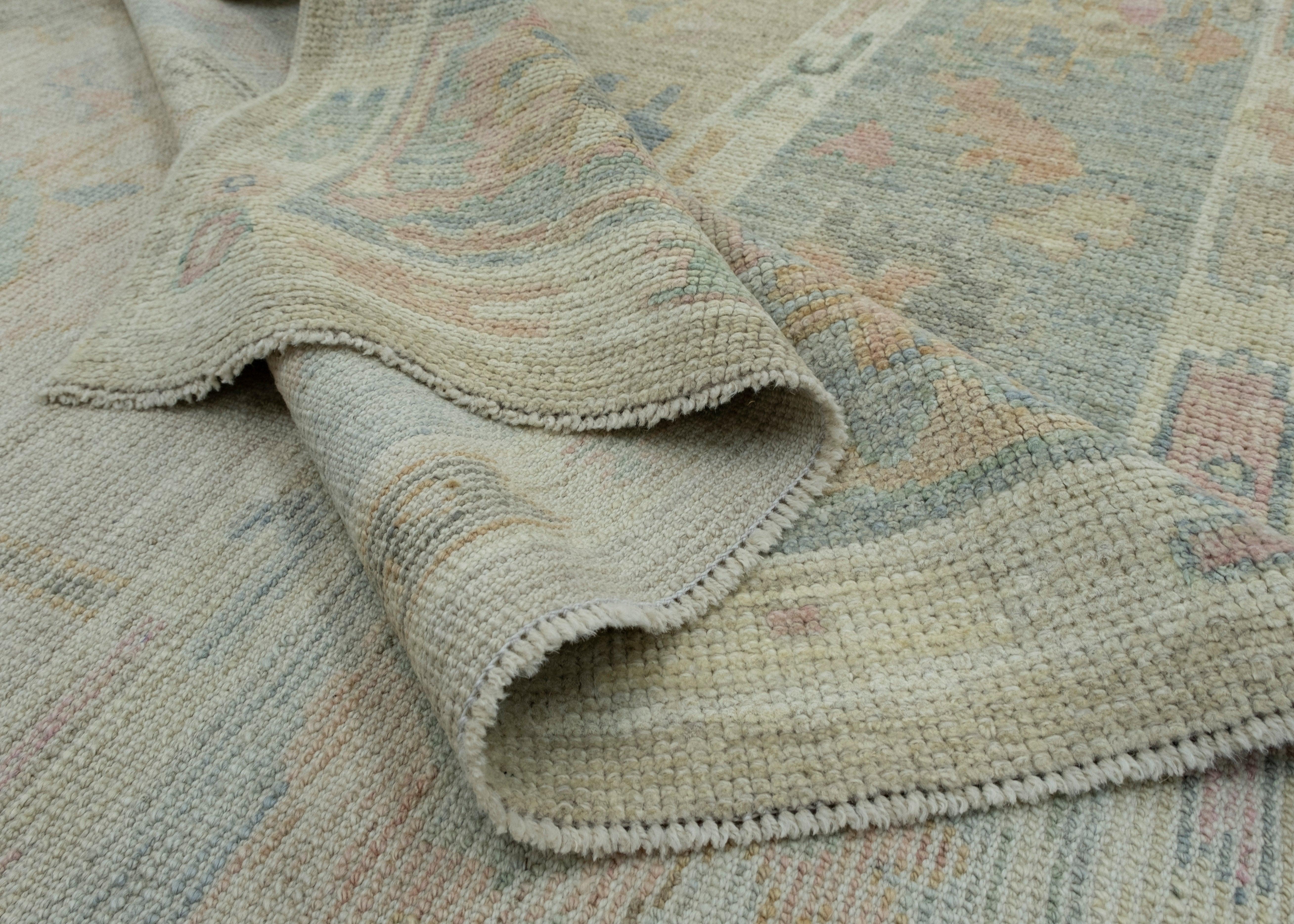 Turkish Oushak Rug 5'11