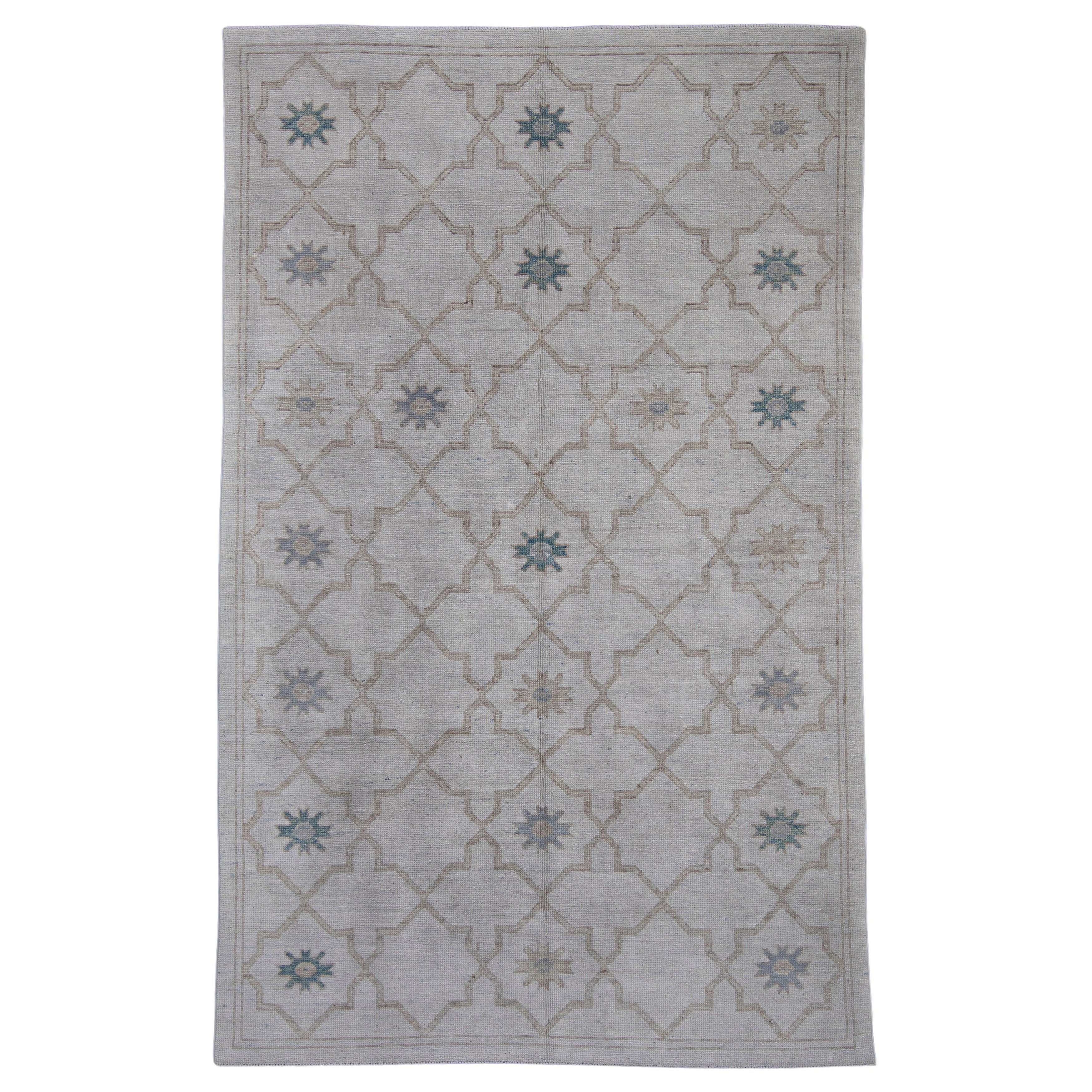 Tappeto Oushak turco 5'11" x 9'5" #16974