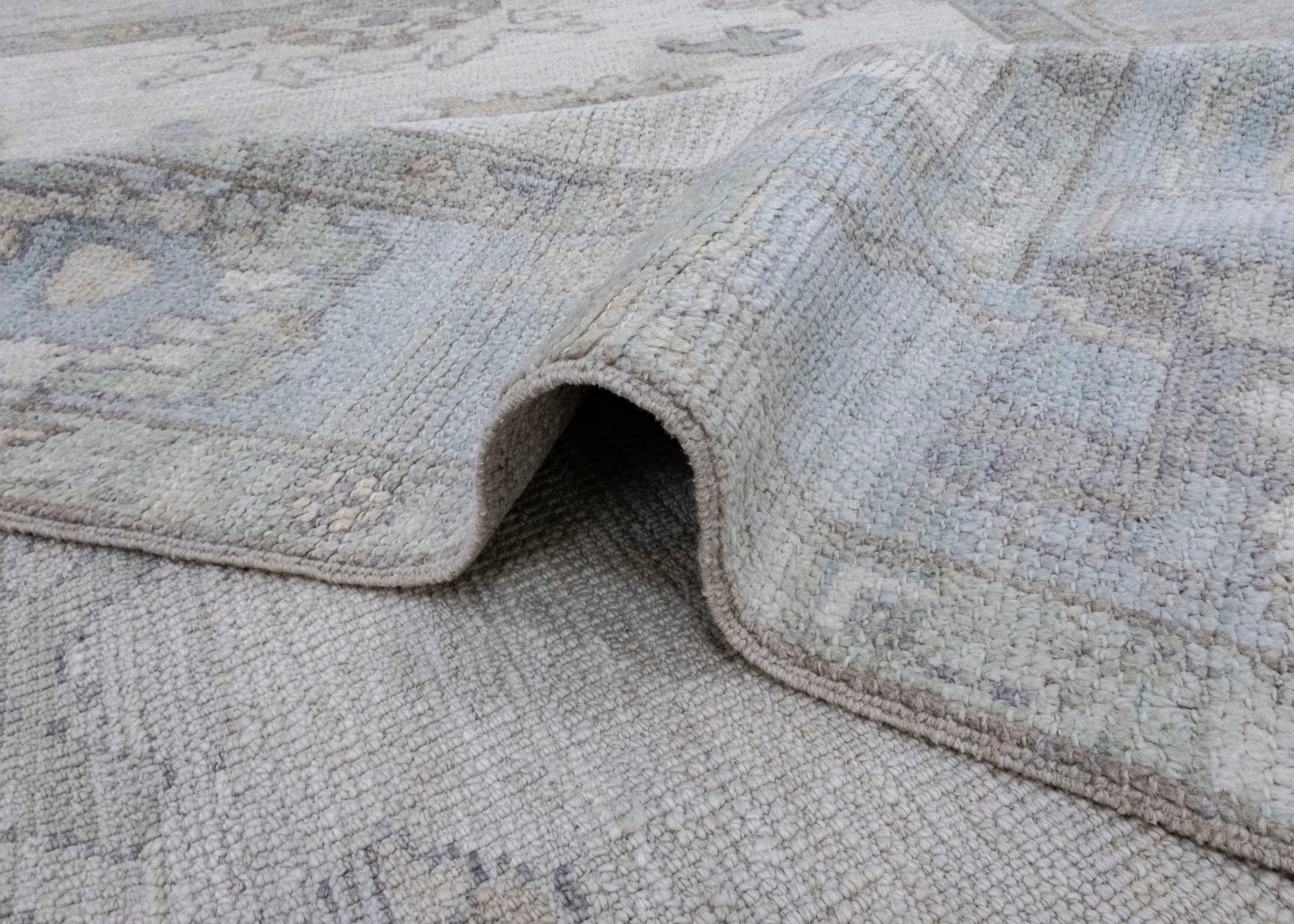 Turkish Oushak Rug 5'2