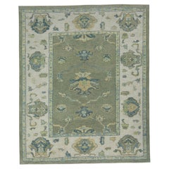 Turkish Oushak Rug 5'2" x 6'3" #17585