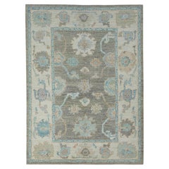 Turkish Oushak Rug 5'2" x 7' #17946