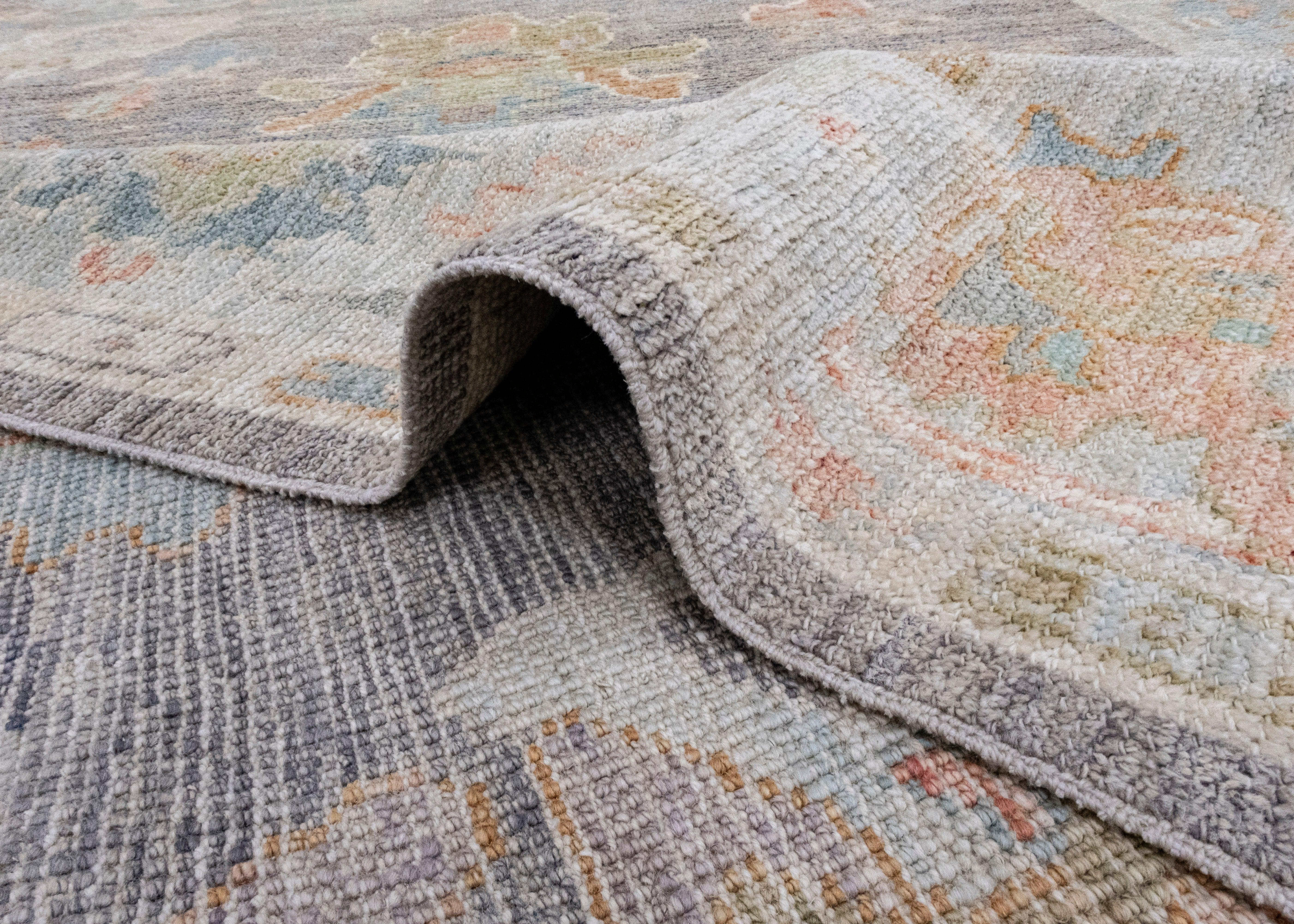 Turkish Oushak Rug 5'3