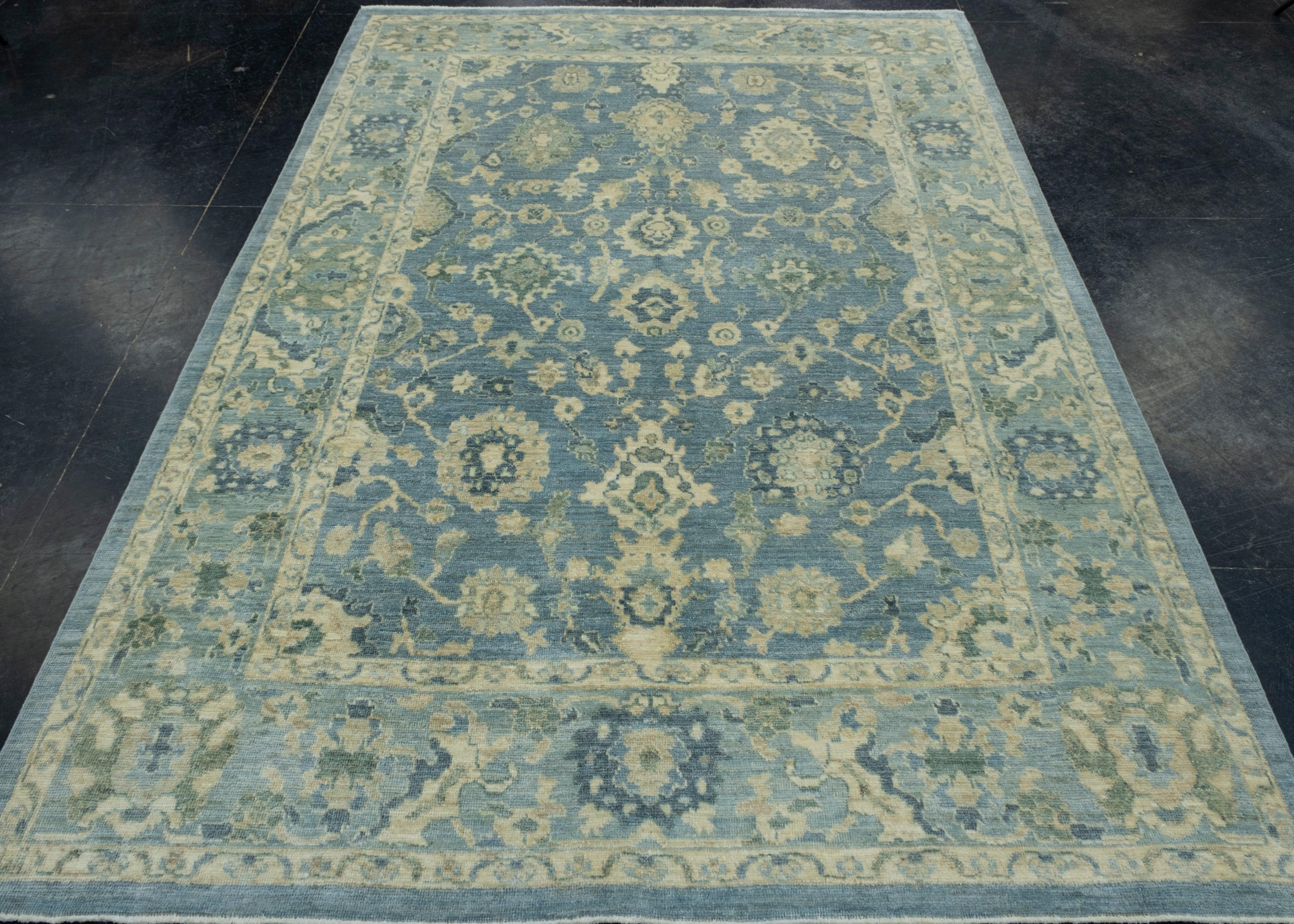 Turkish Oushak Rug 5'7