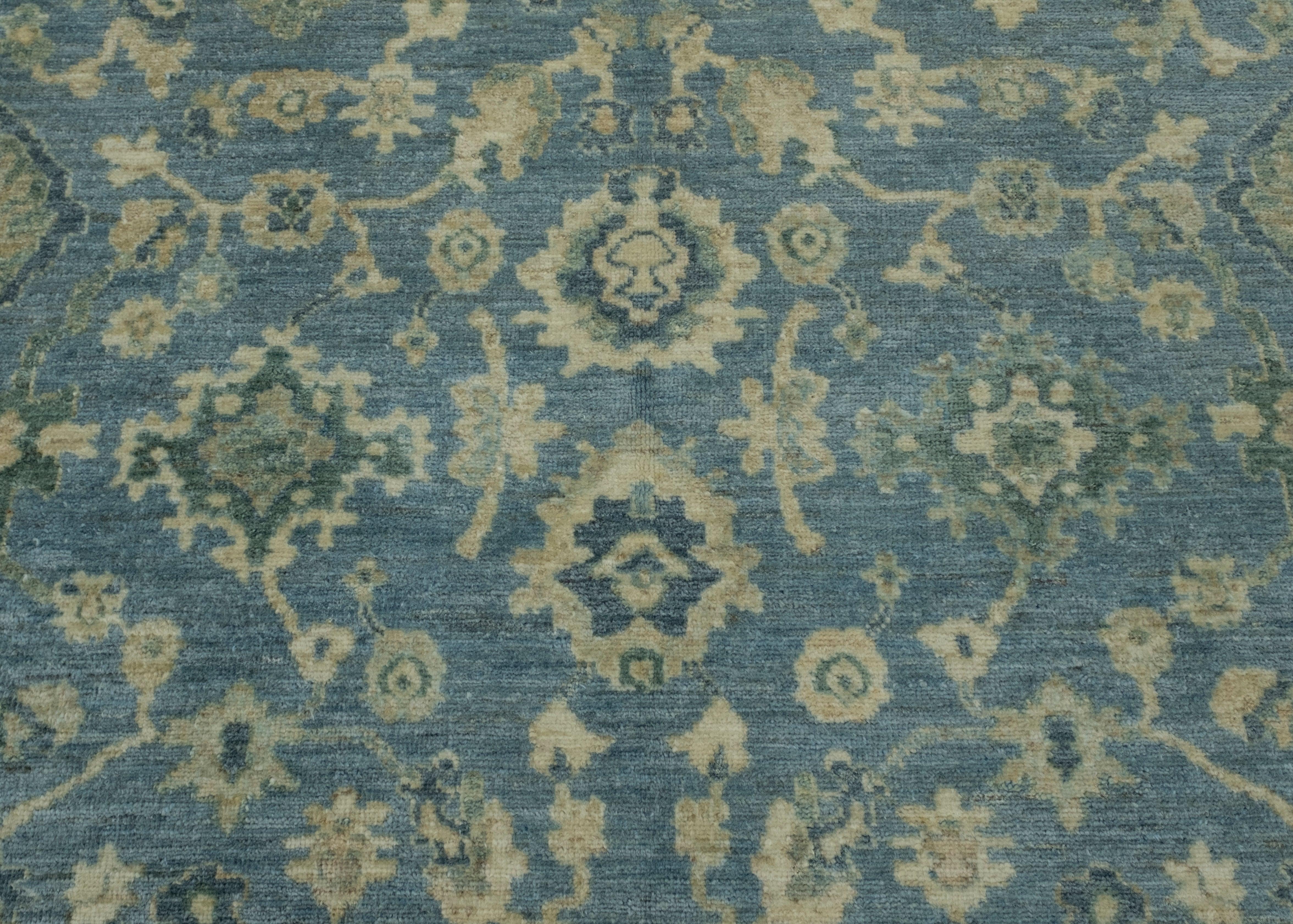Wool Turkish Oushak Rug 5'7
