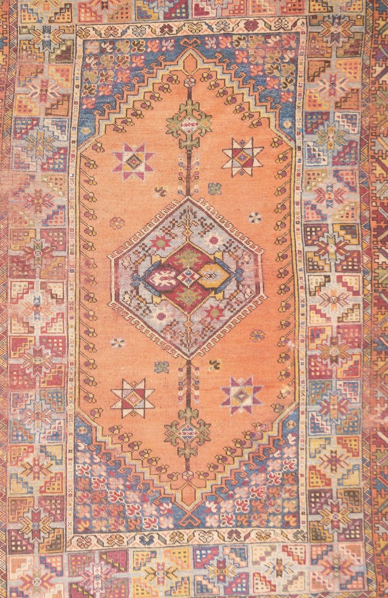 Türkischer Oushak-Teppich 5'8'' x 9'0