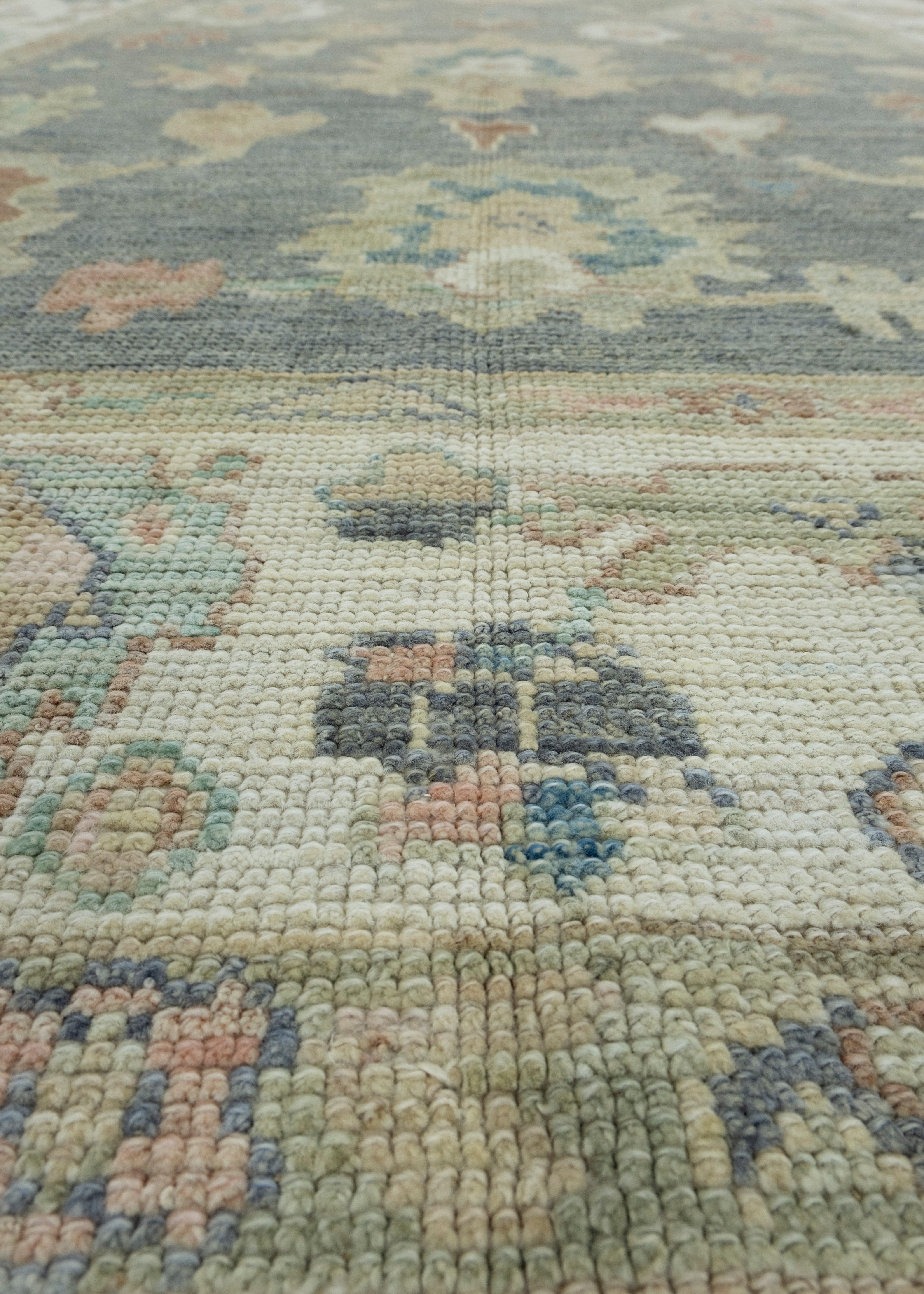 Contemporary Turkish Oushak Rug 5'9