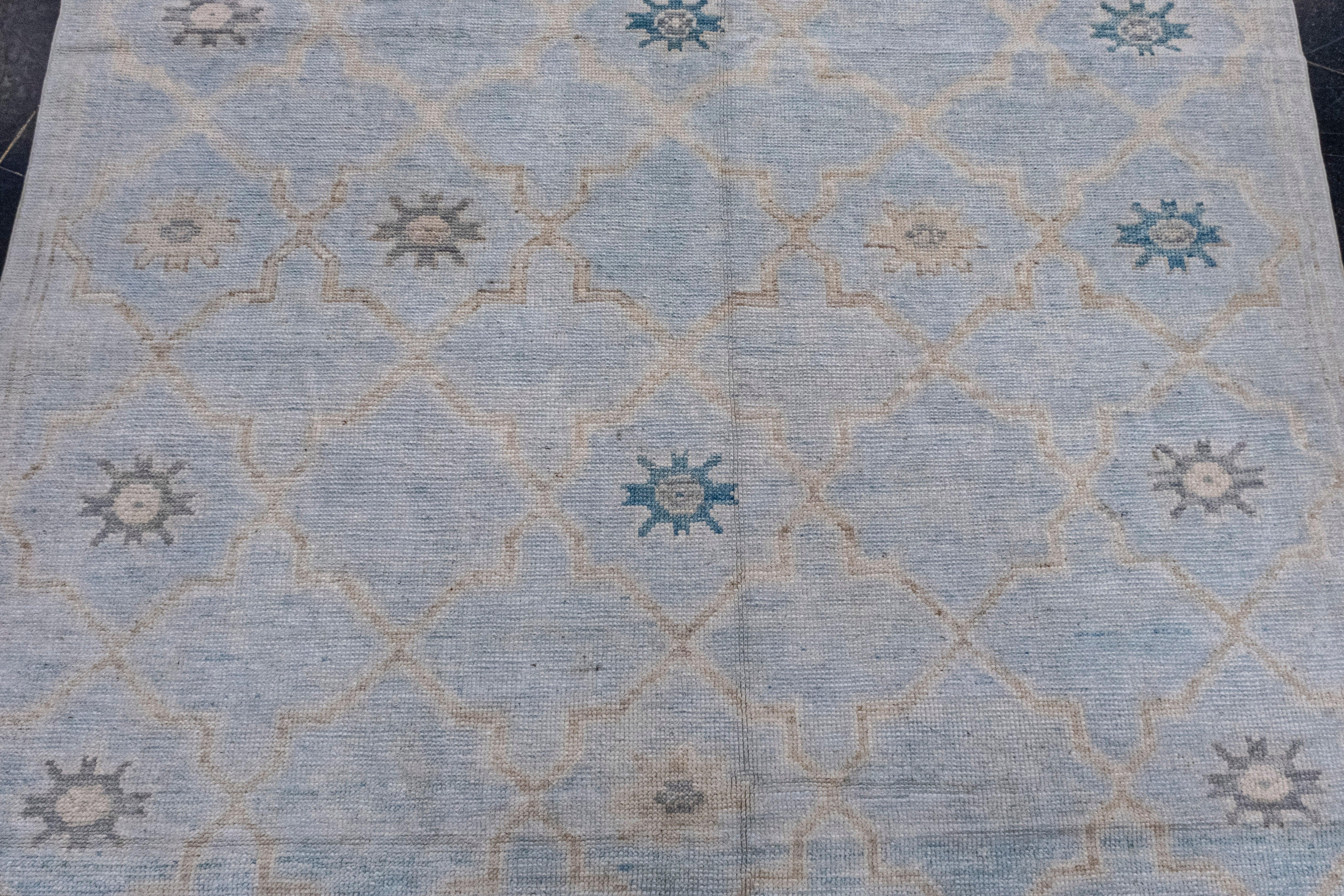 Wool Turkish Oushak Rug 6' x 8'10