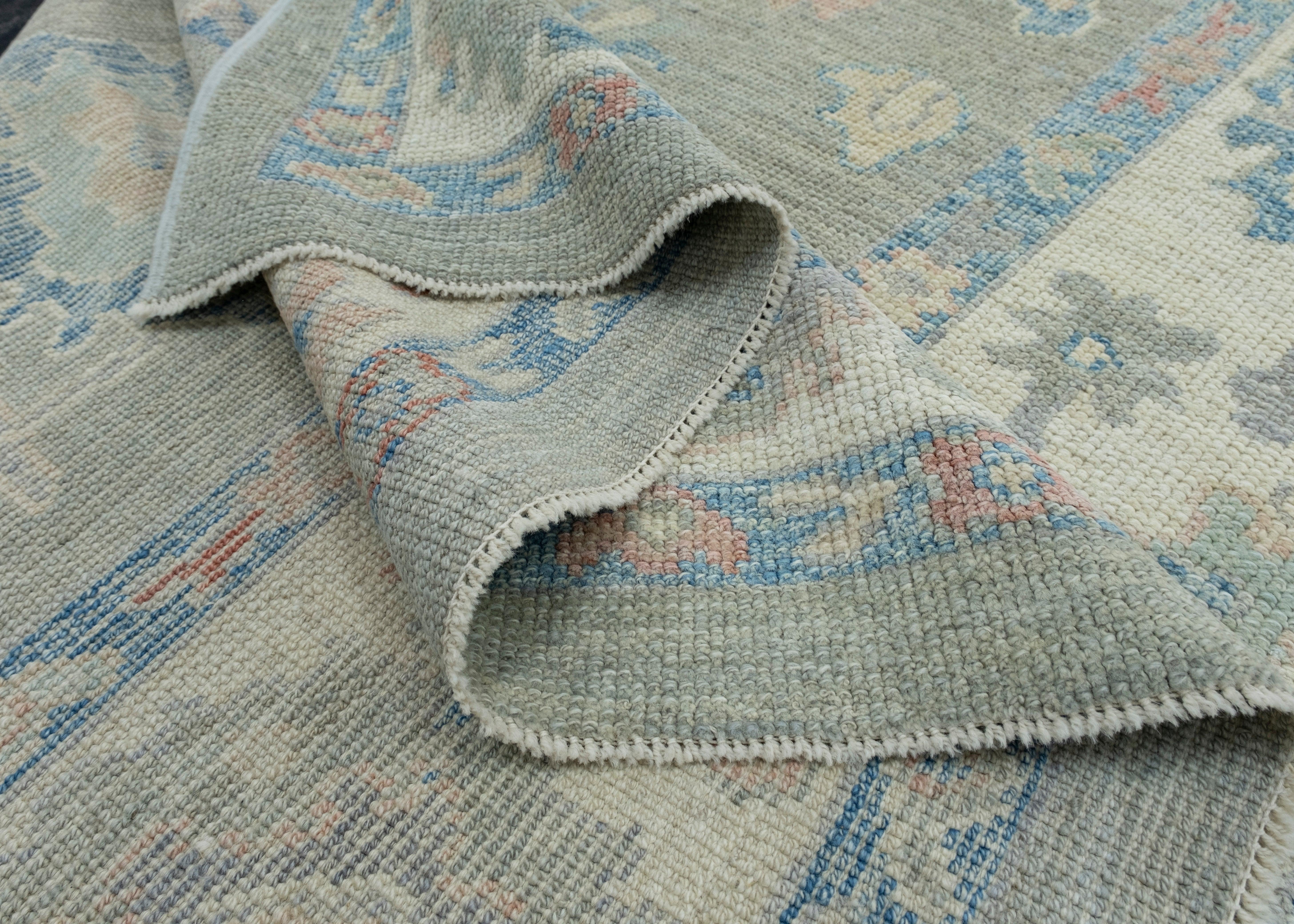 Turkish Oushak Rug 6' x 8'11