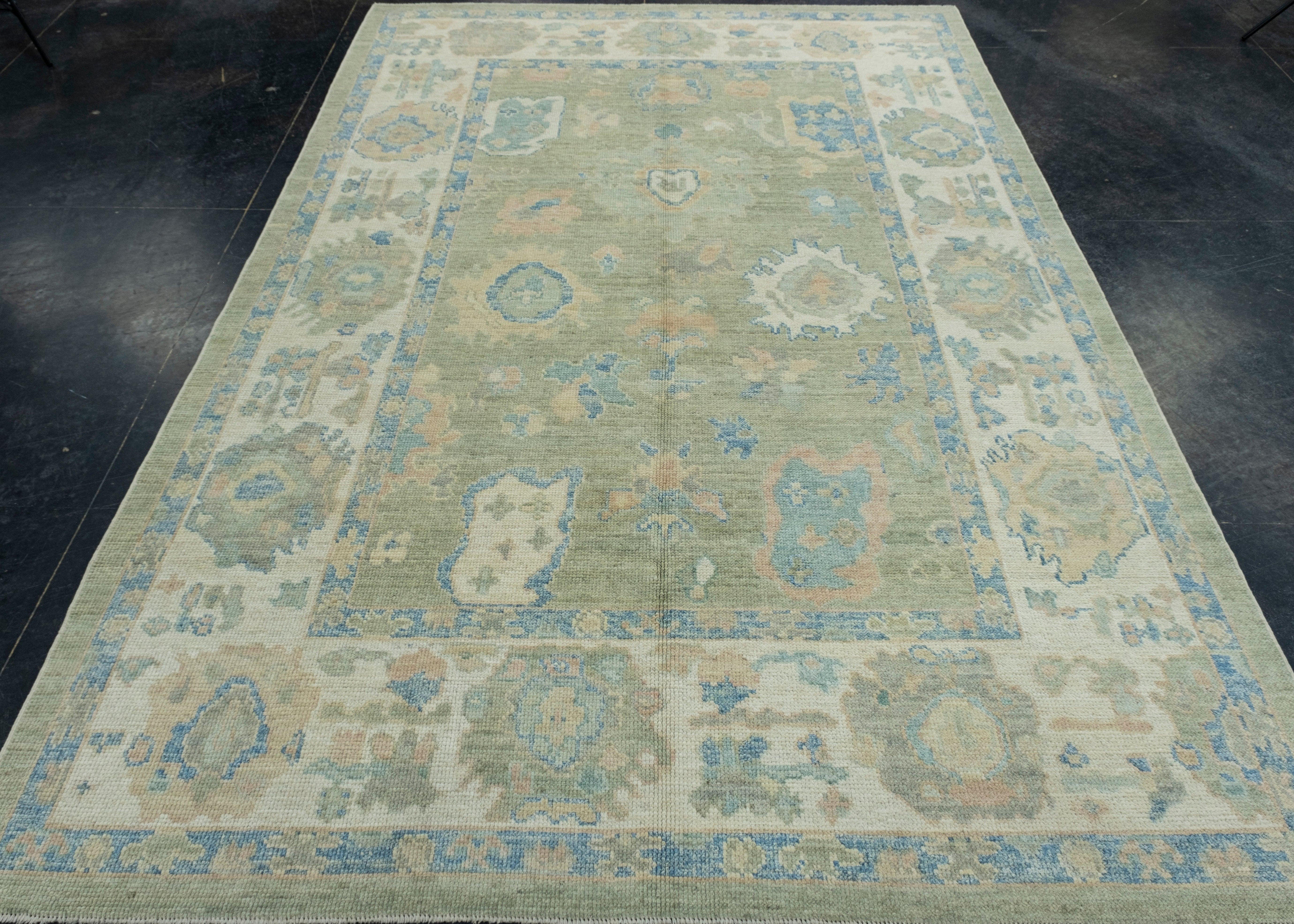 Turkish Oushak Rug 6' x 9' #17874 Explore a curated collection of hallway runners, wool rugs, and handmade masterpieces at , where elegance meets functionality. Elevate your space with a variety of styles to suit every taste. Our items are stunning