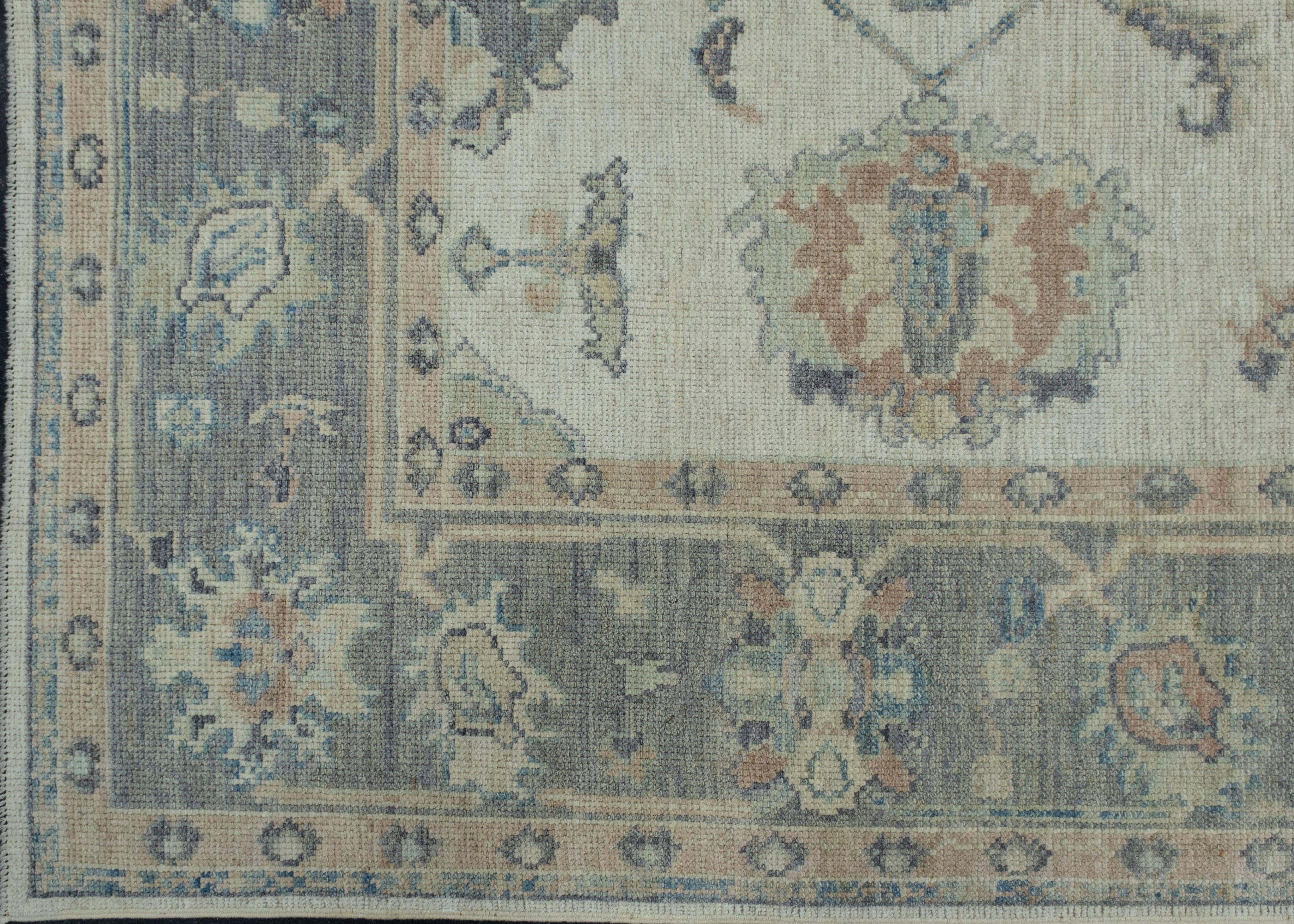 Türkischer Oushak-Teppich 6' x 9' #17900 im Zustand „Neu“ im Angebot in Houston, TX