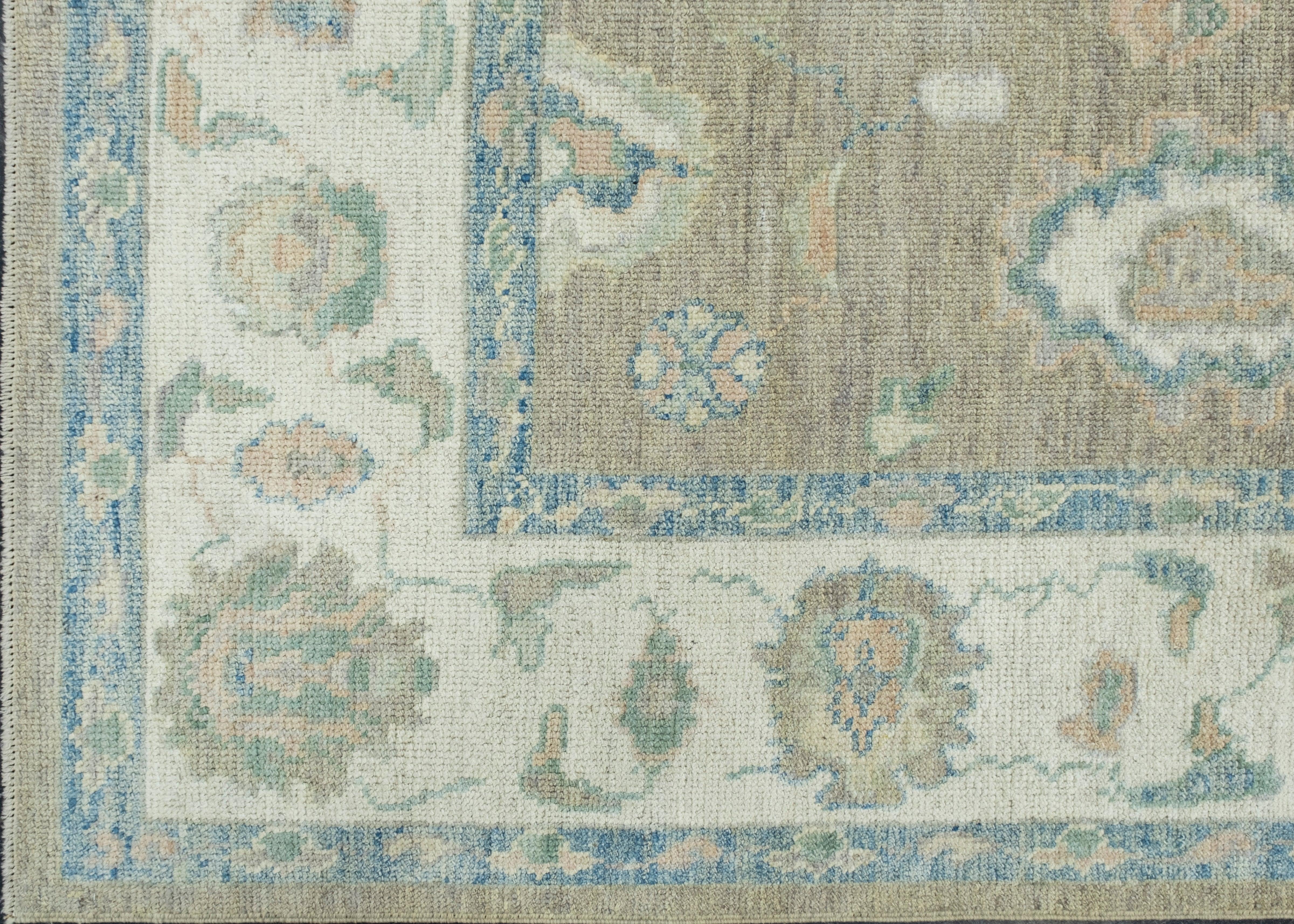 Turkish Oushak Rug 6' x 9'1