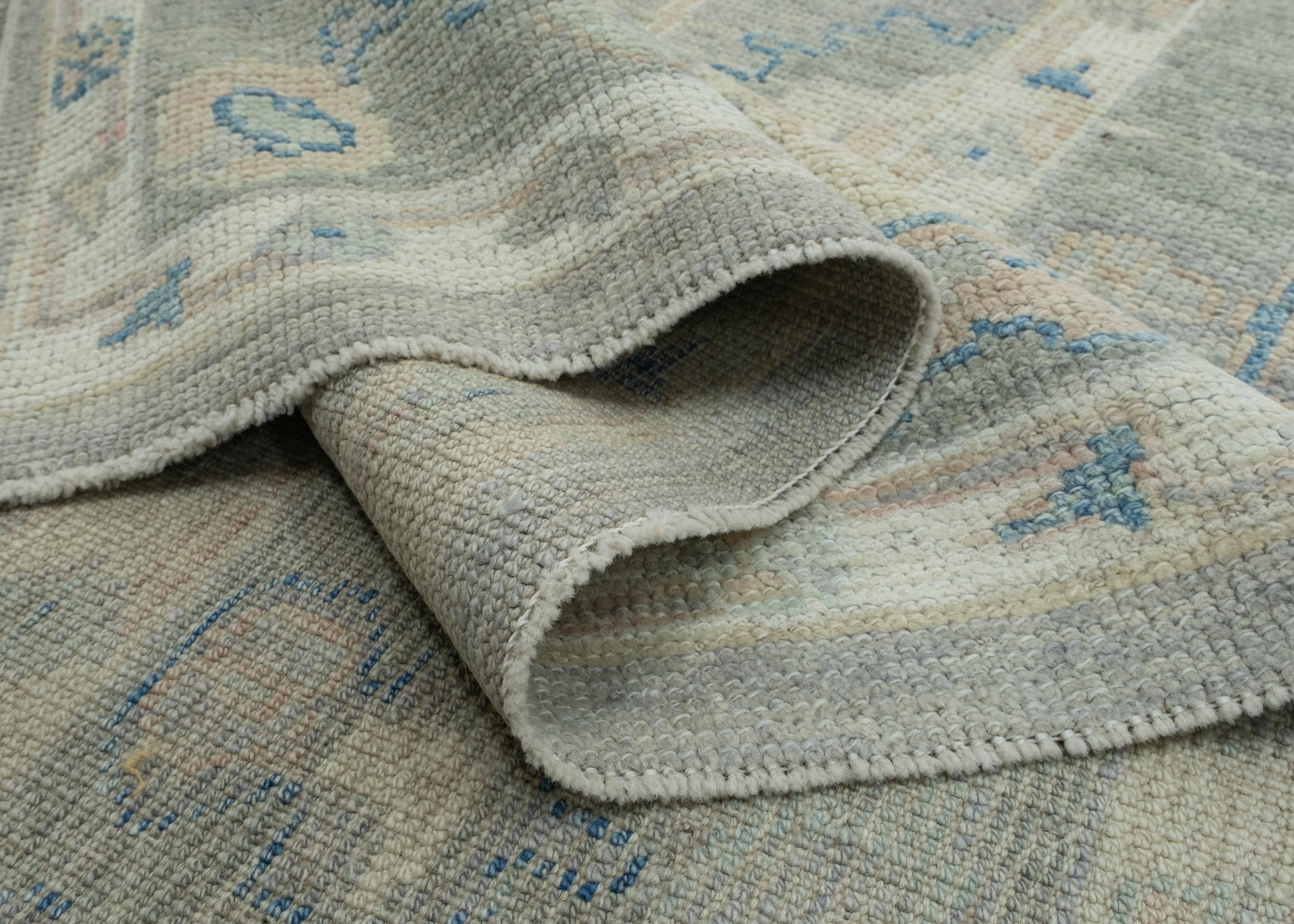 Turkish Oushak Rug 6' x 9'5