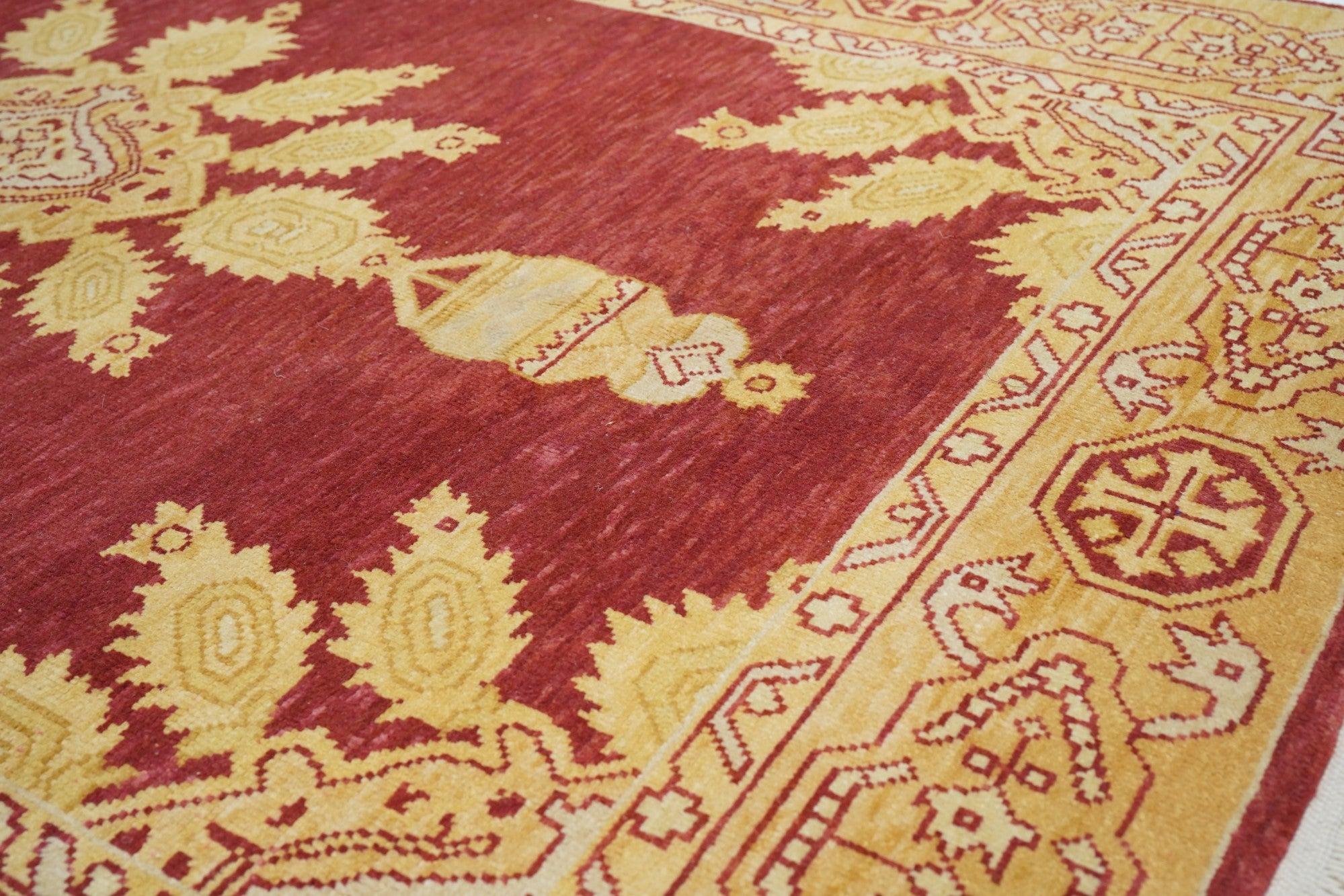 Wool Turkish Oushak Rug 6'0