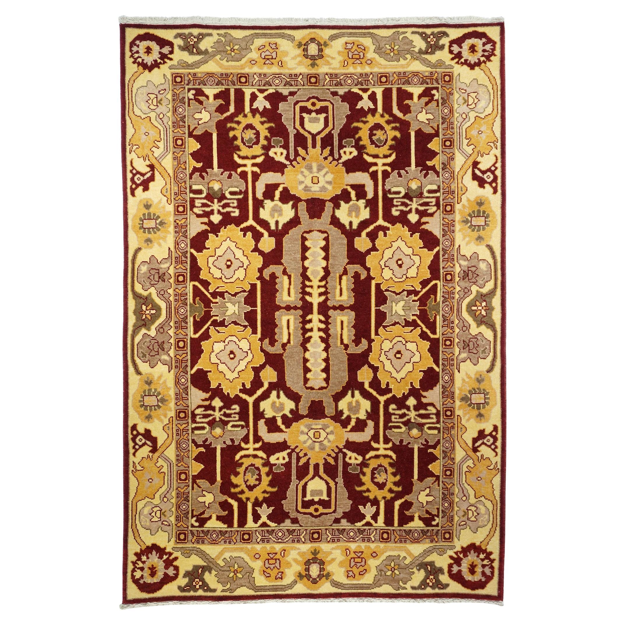 Turkish Oushak Rug 6'0" x 9'0" For Sale