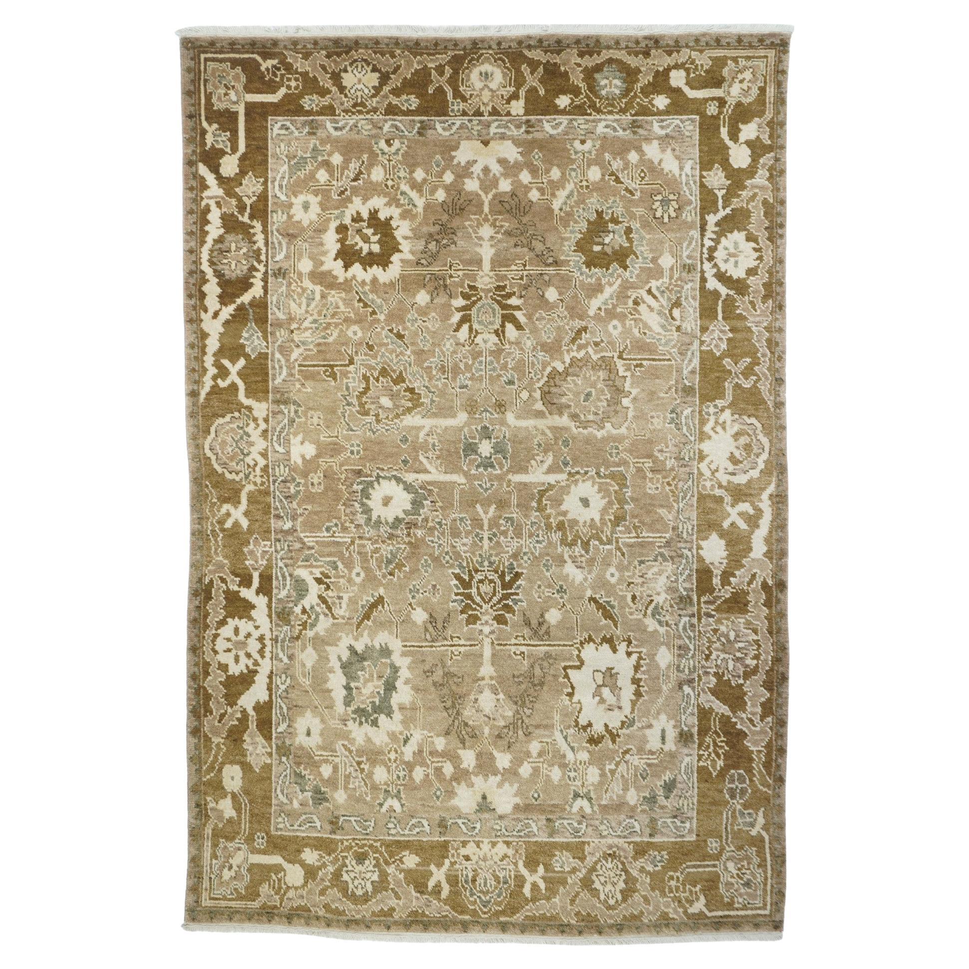 Turkish Oushak Rug 6'0" x 9'0"
