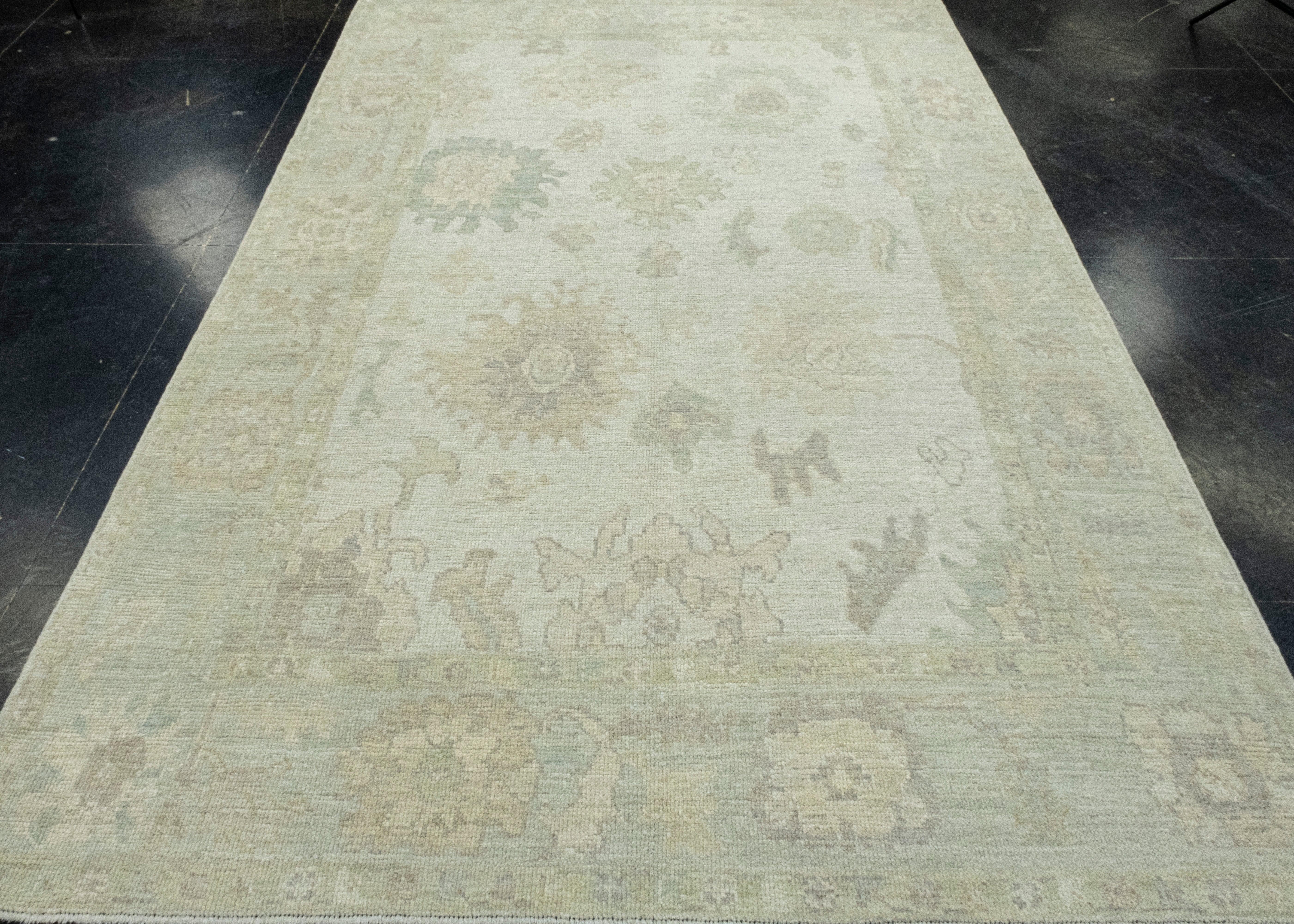 Alfombra turca Oushak 6'1