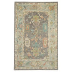 Tappeto Oushak turco 6'1" x 9'4" #16103