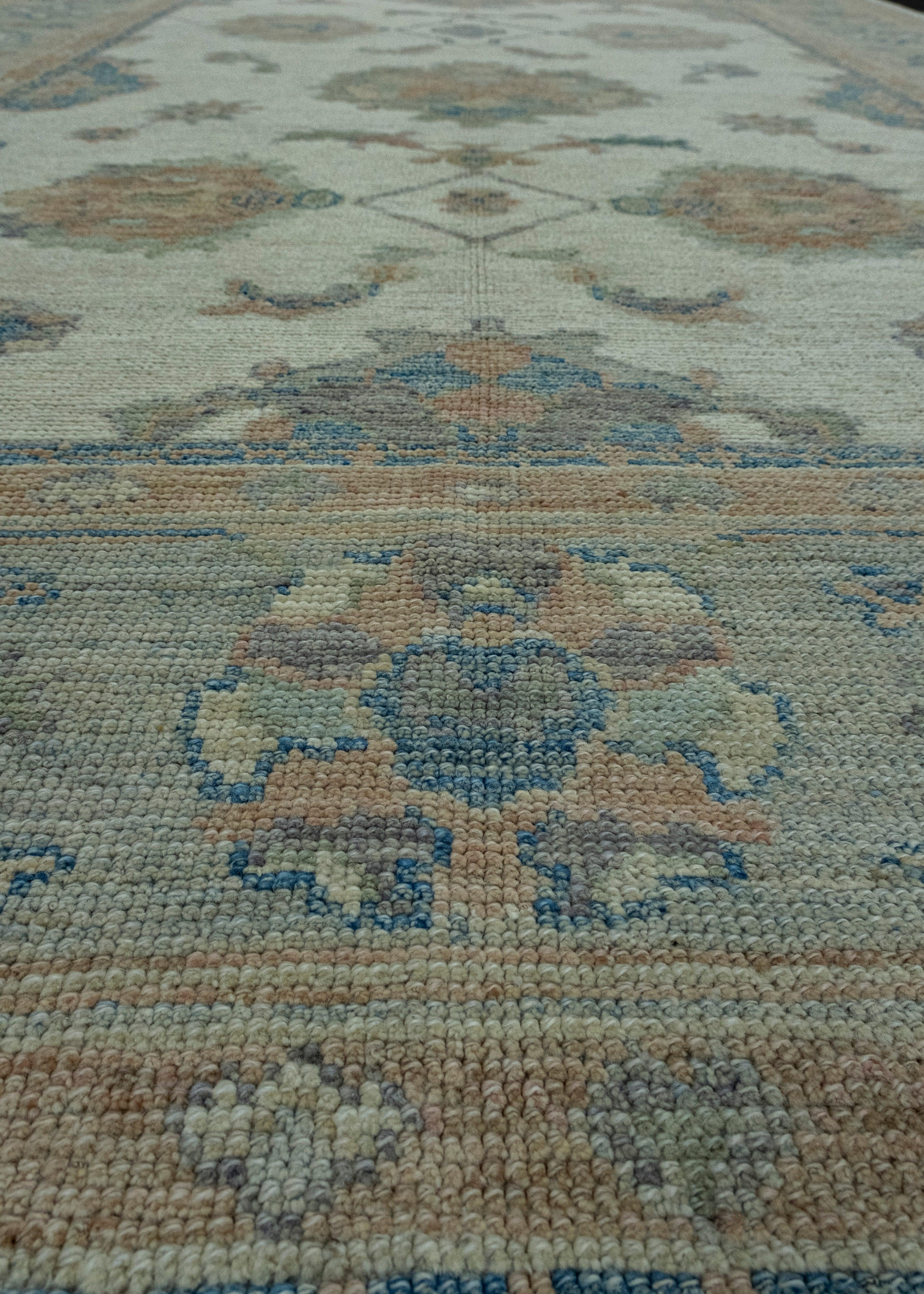 Turkish Oushak Rug 6'10