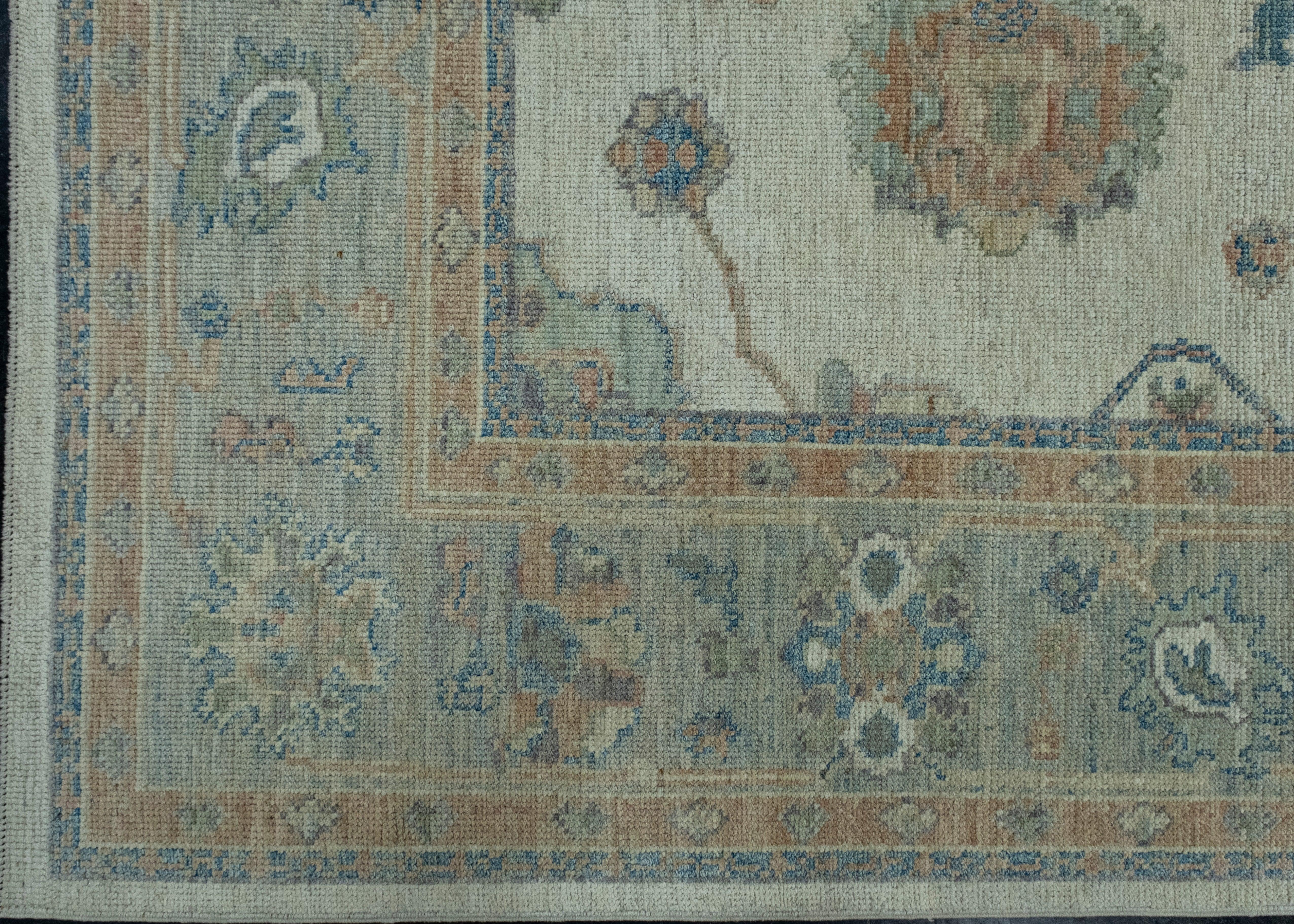 Contemporary Turkish Oushak Rug 6'10