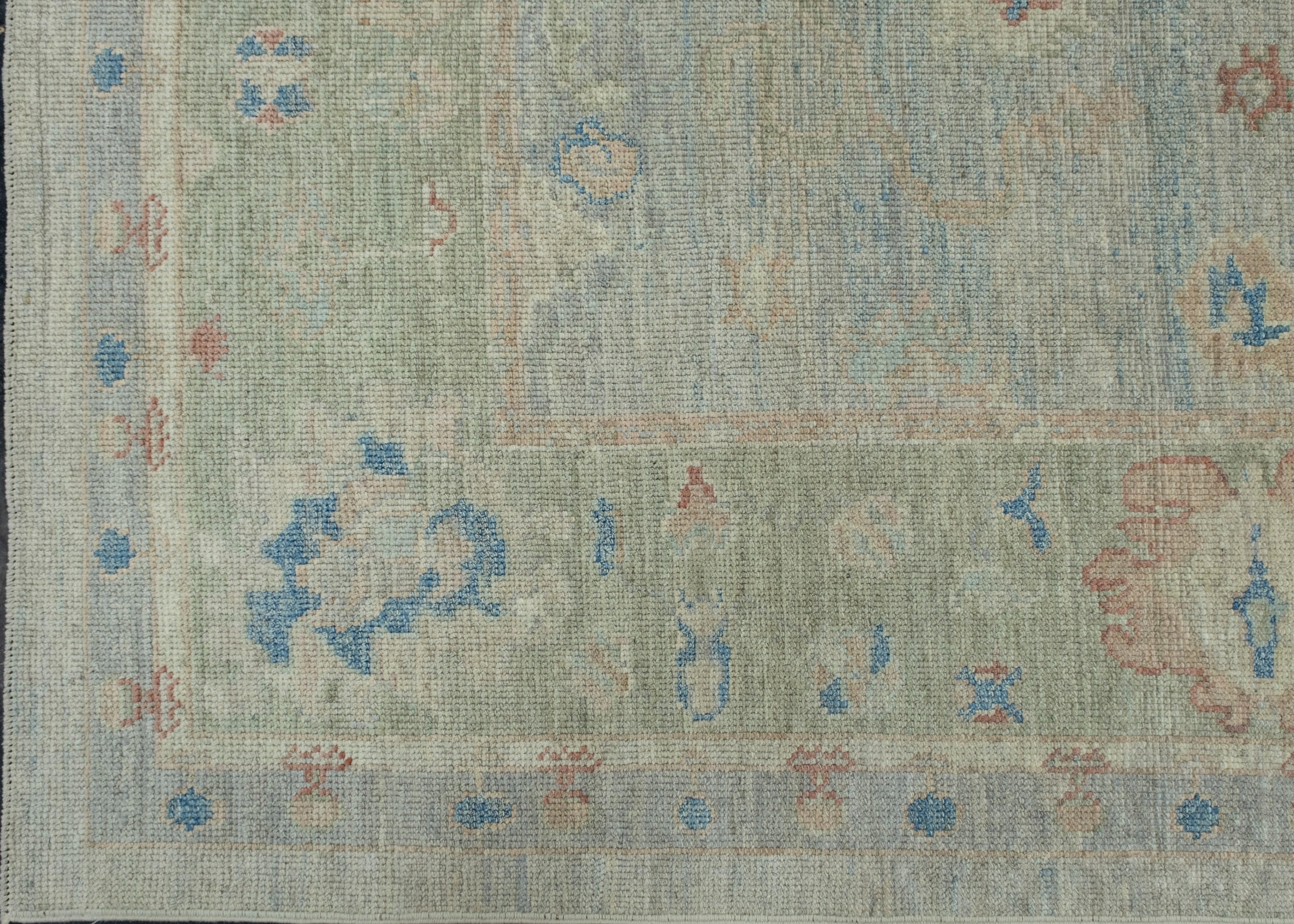 Turkish Oushak Rug 6'11