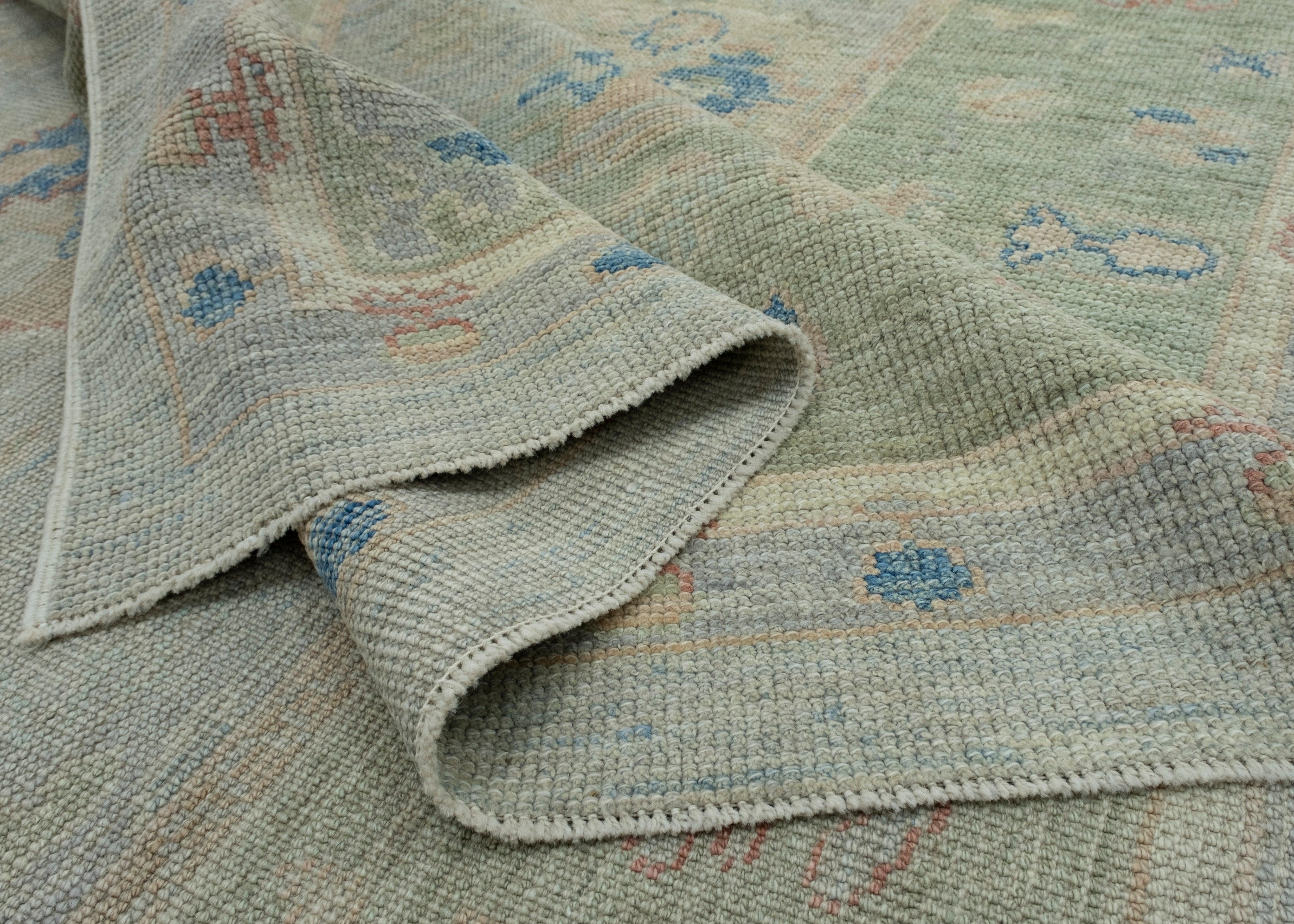 Turkish Oushak Rug 6'11
