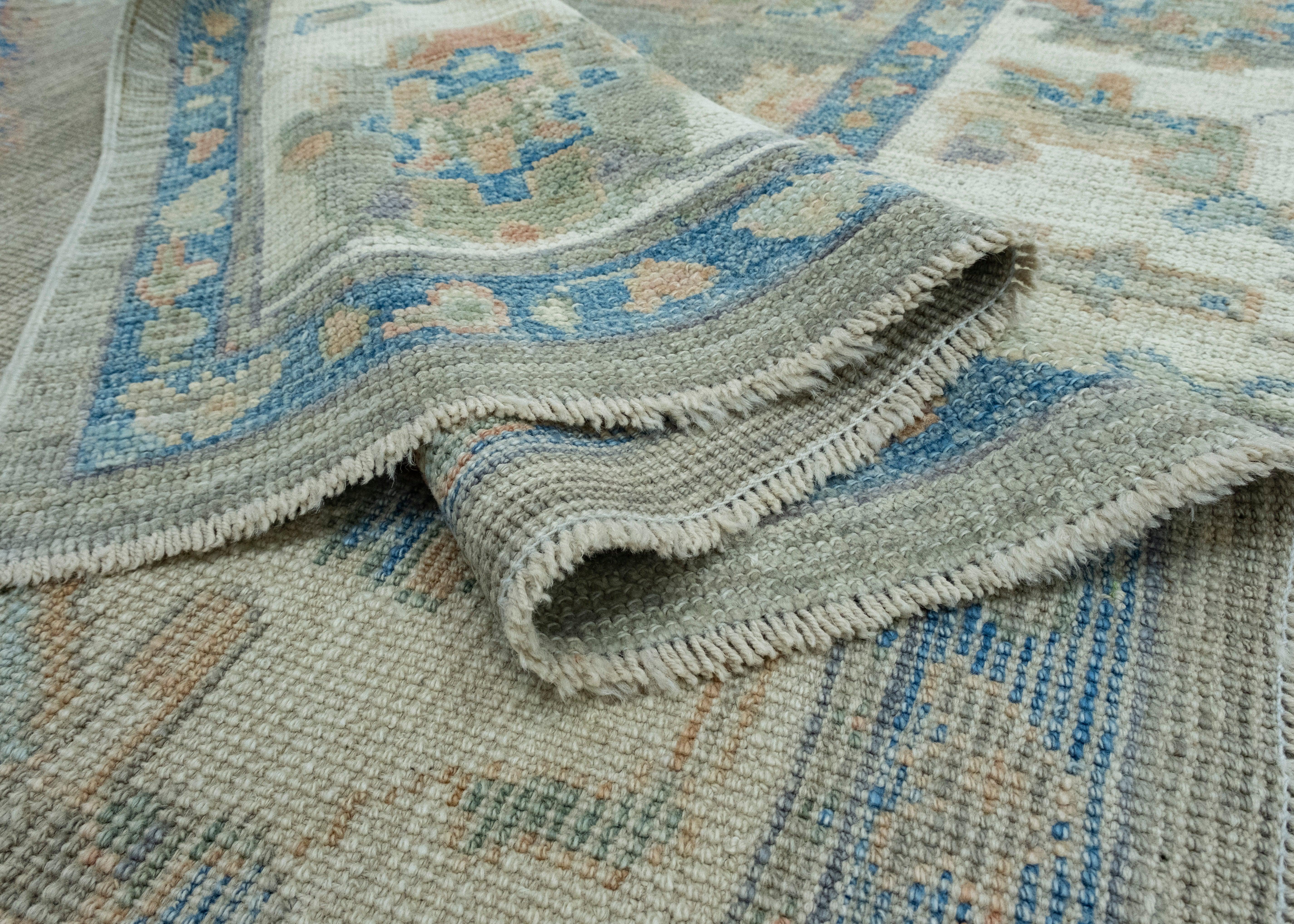Turkish Oushak Rug 6'11