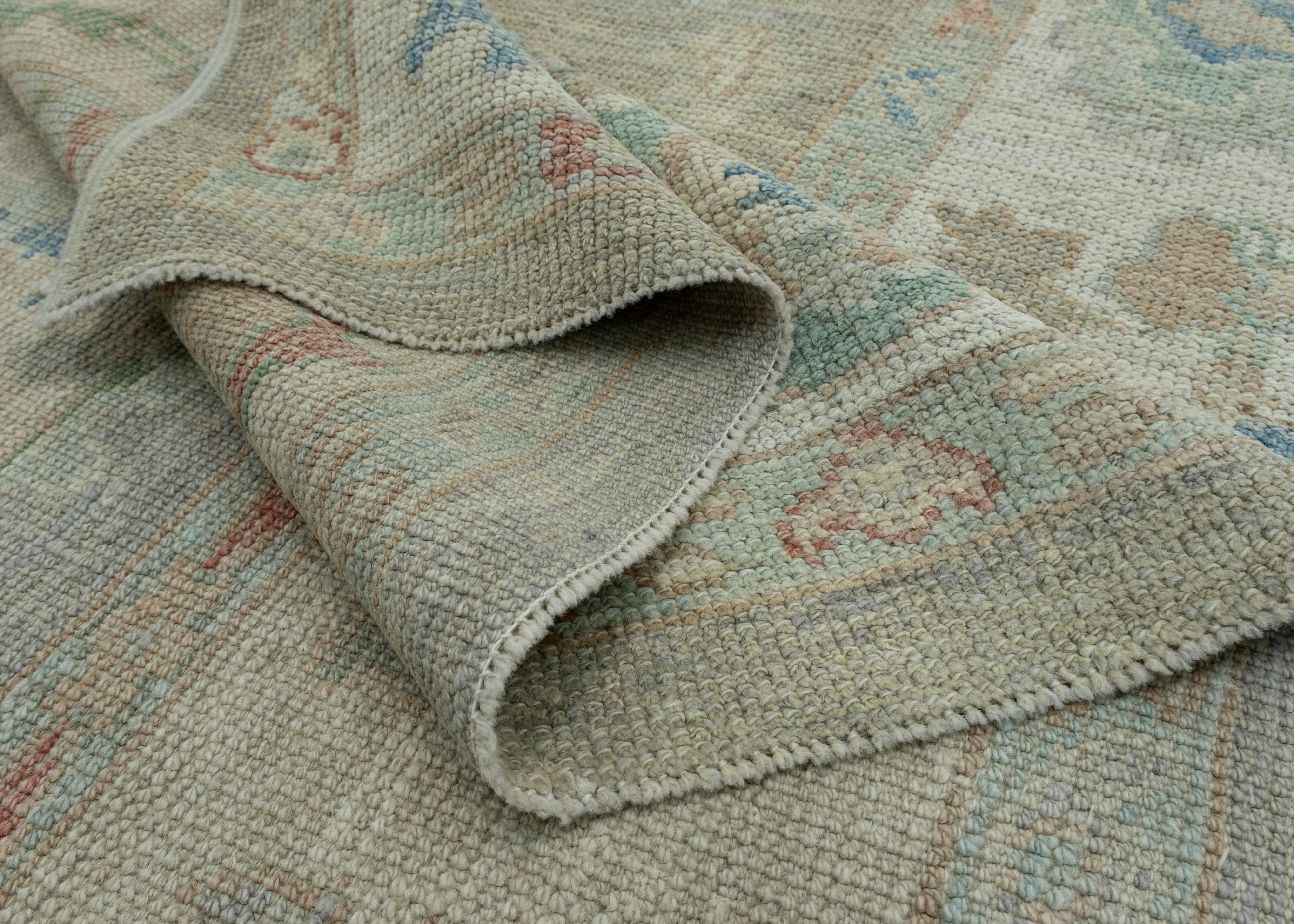 Turkish Oushak Rug 6'2
