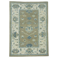 Turkish Oushak Rug 6'2" x 8'7" #17038