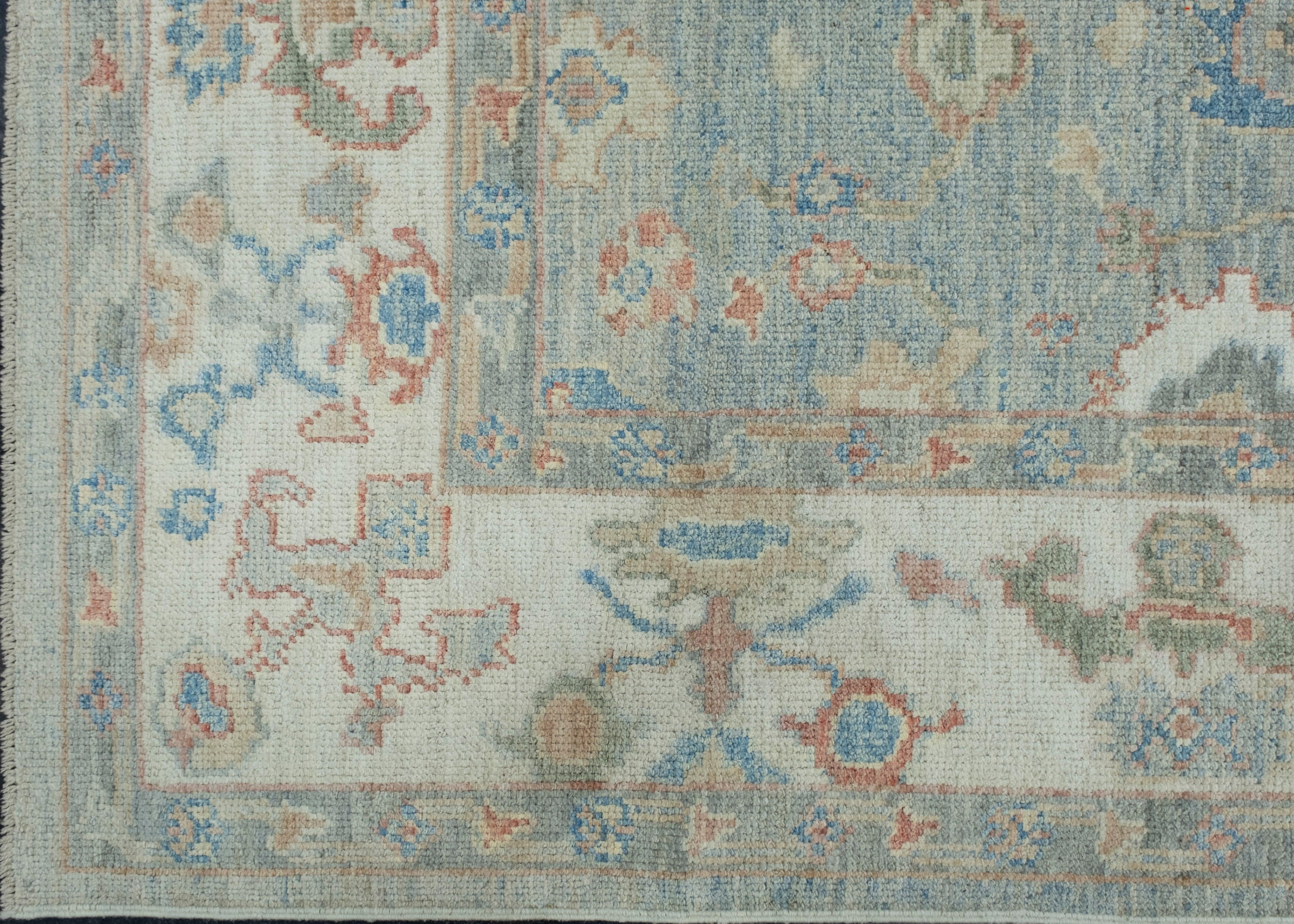 Turkish Oushak Rug 6'2