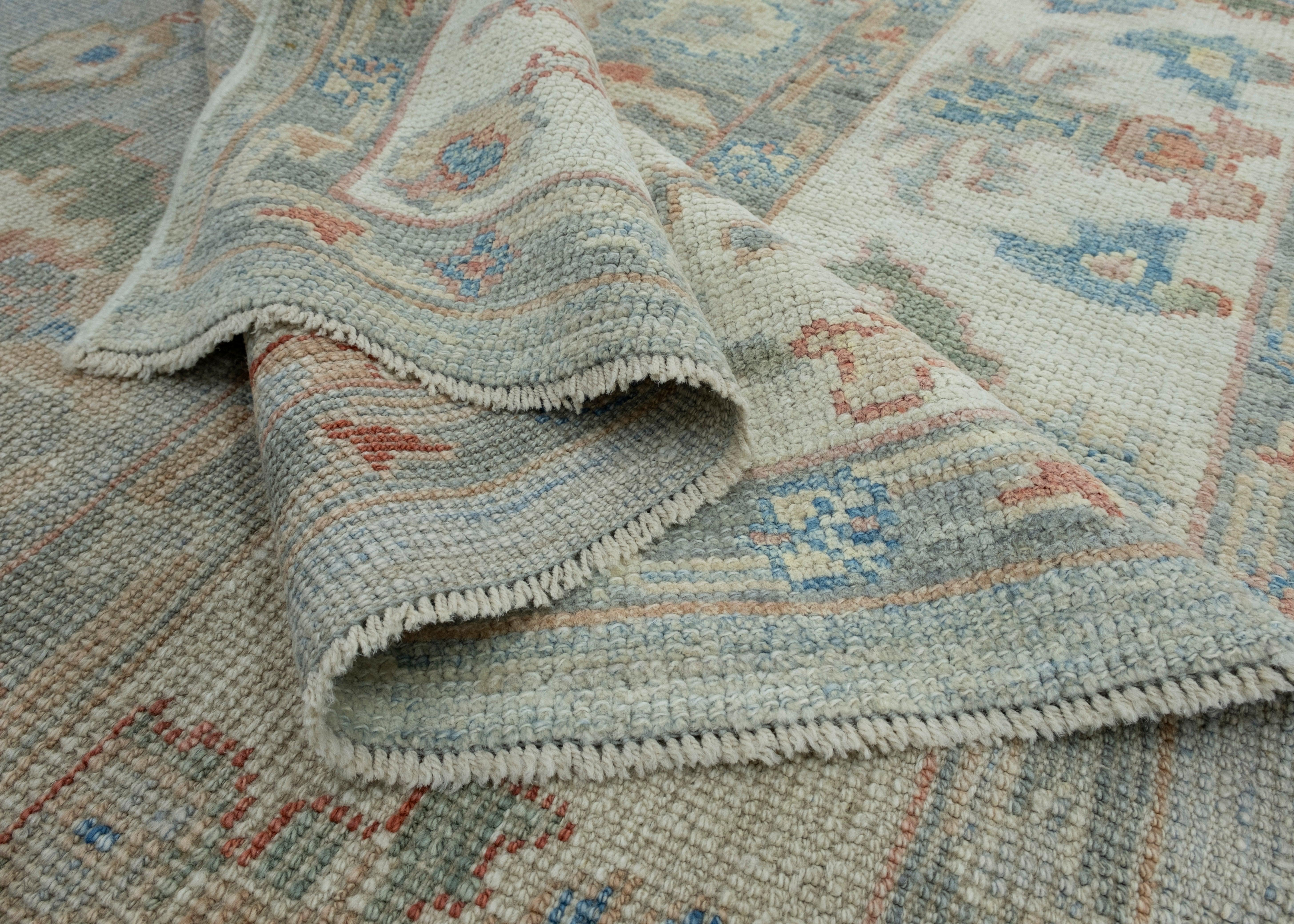 Turkish Oushak Rug 6'2