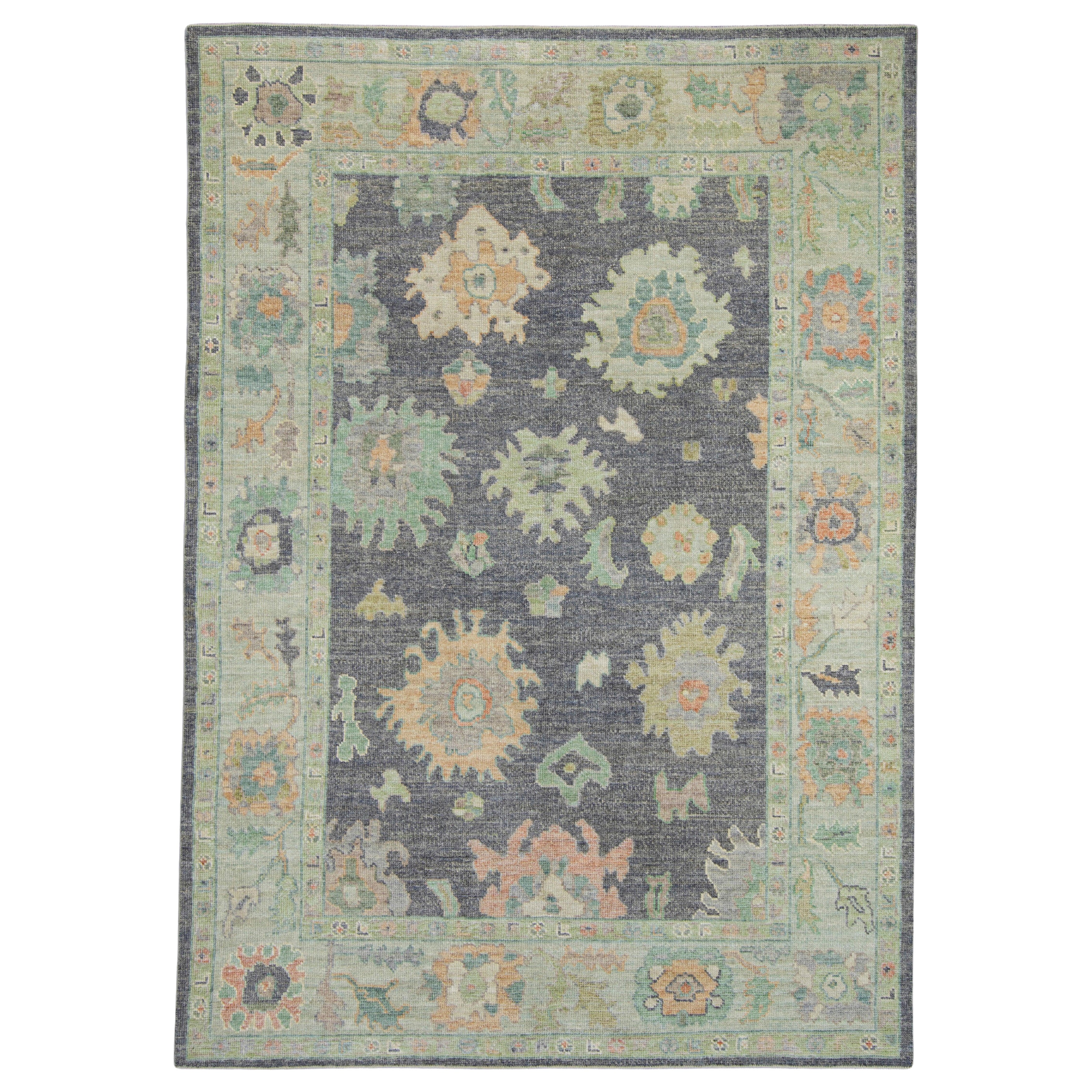 Alfombra turca Oushak 6'2" x 8'9" #16541