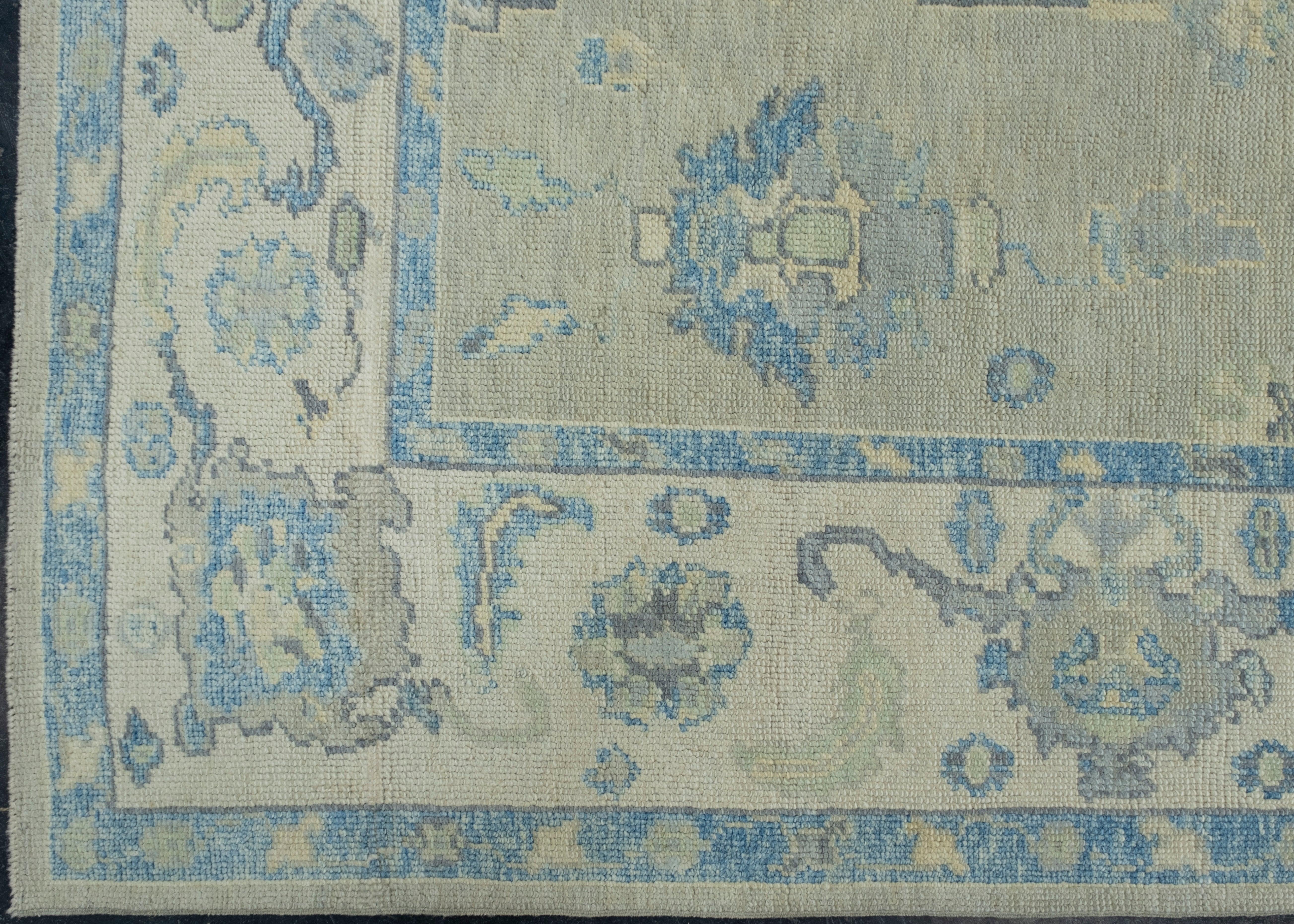 Turkish Oushak Rug 6'2