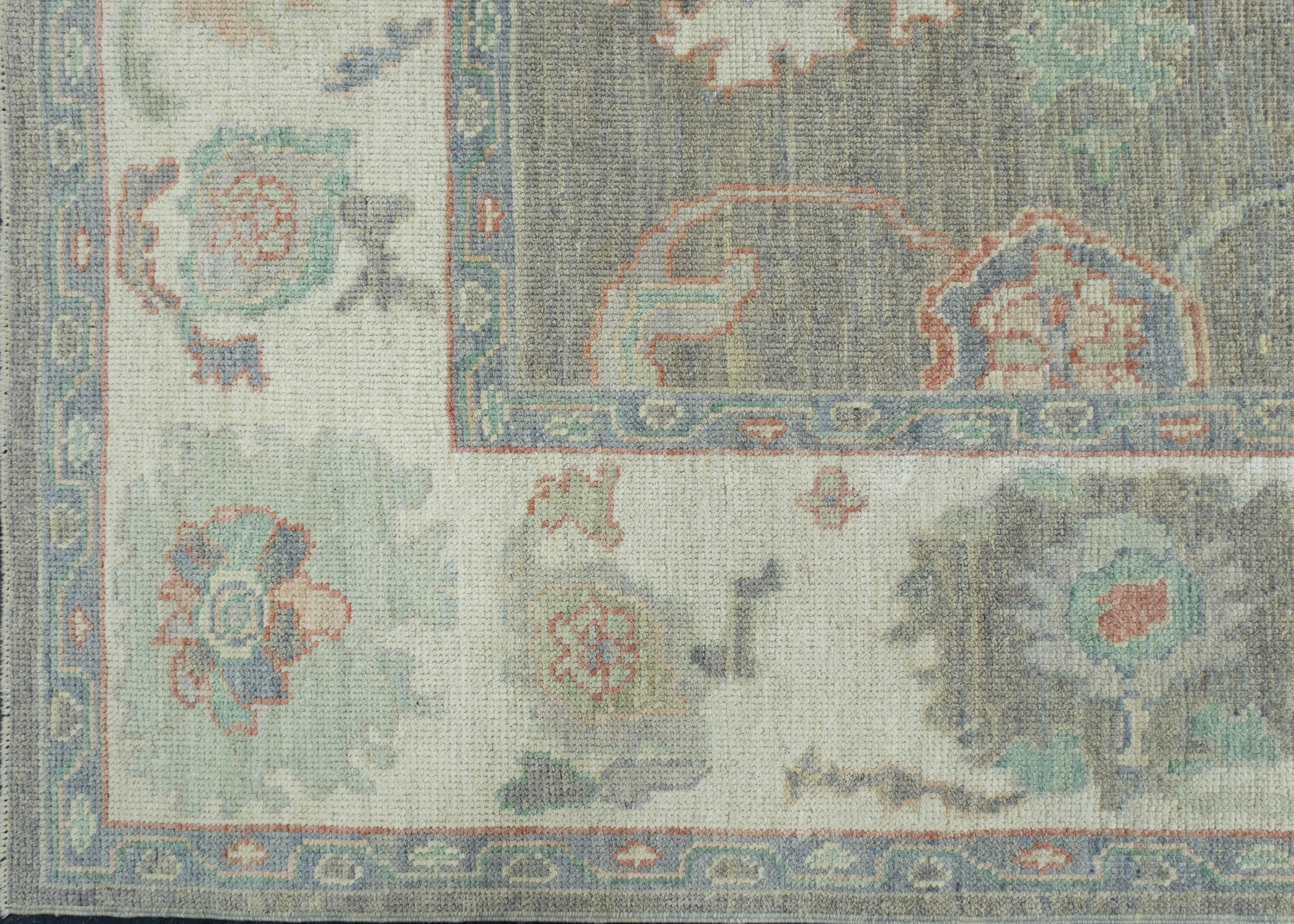 Turkish Oushak Rug 6'2