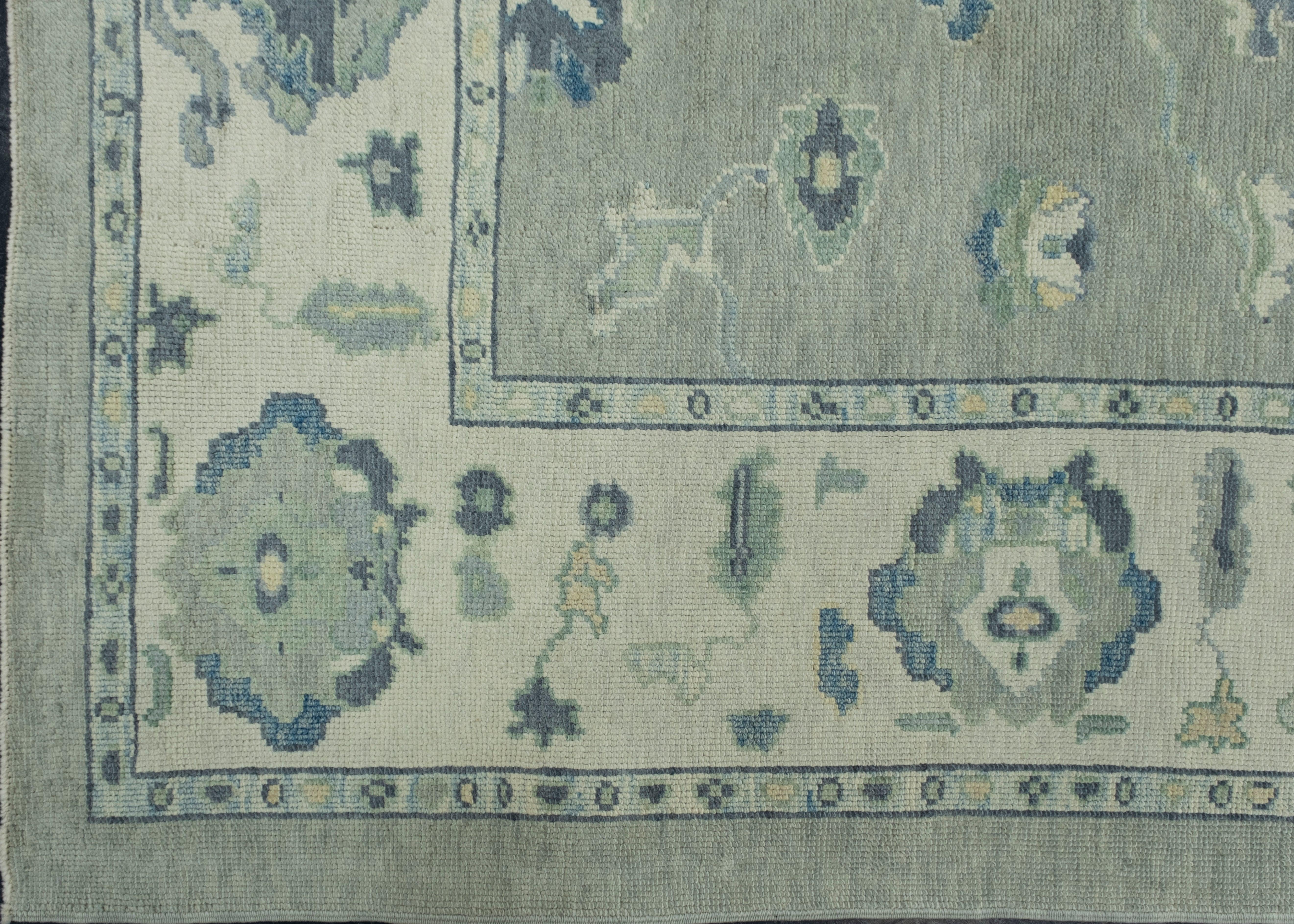 Turkish Oushak Rug 6'3