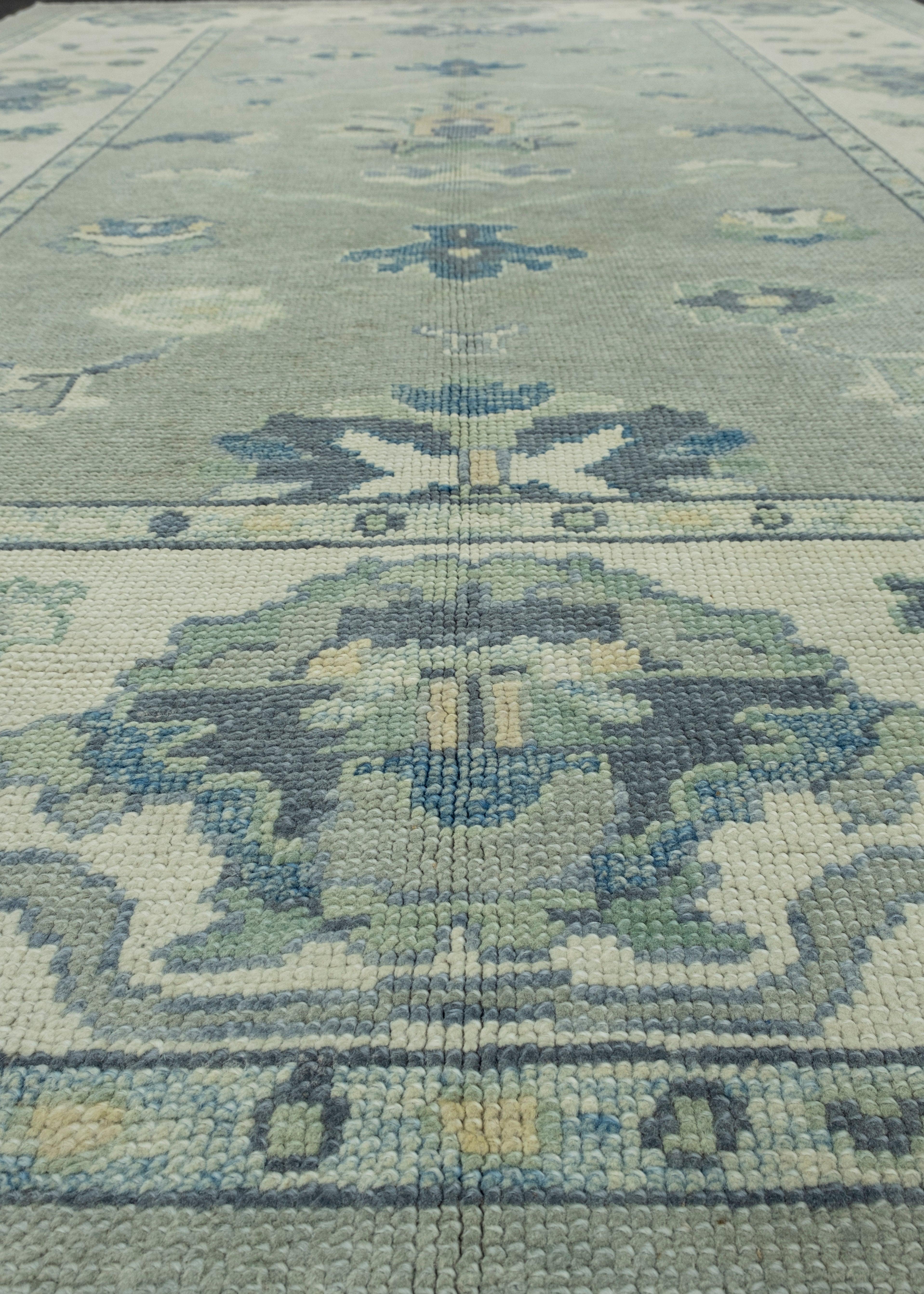 Contemporary Turkish Oushak Rug 6'3