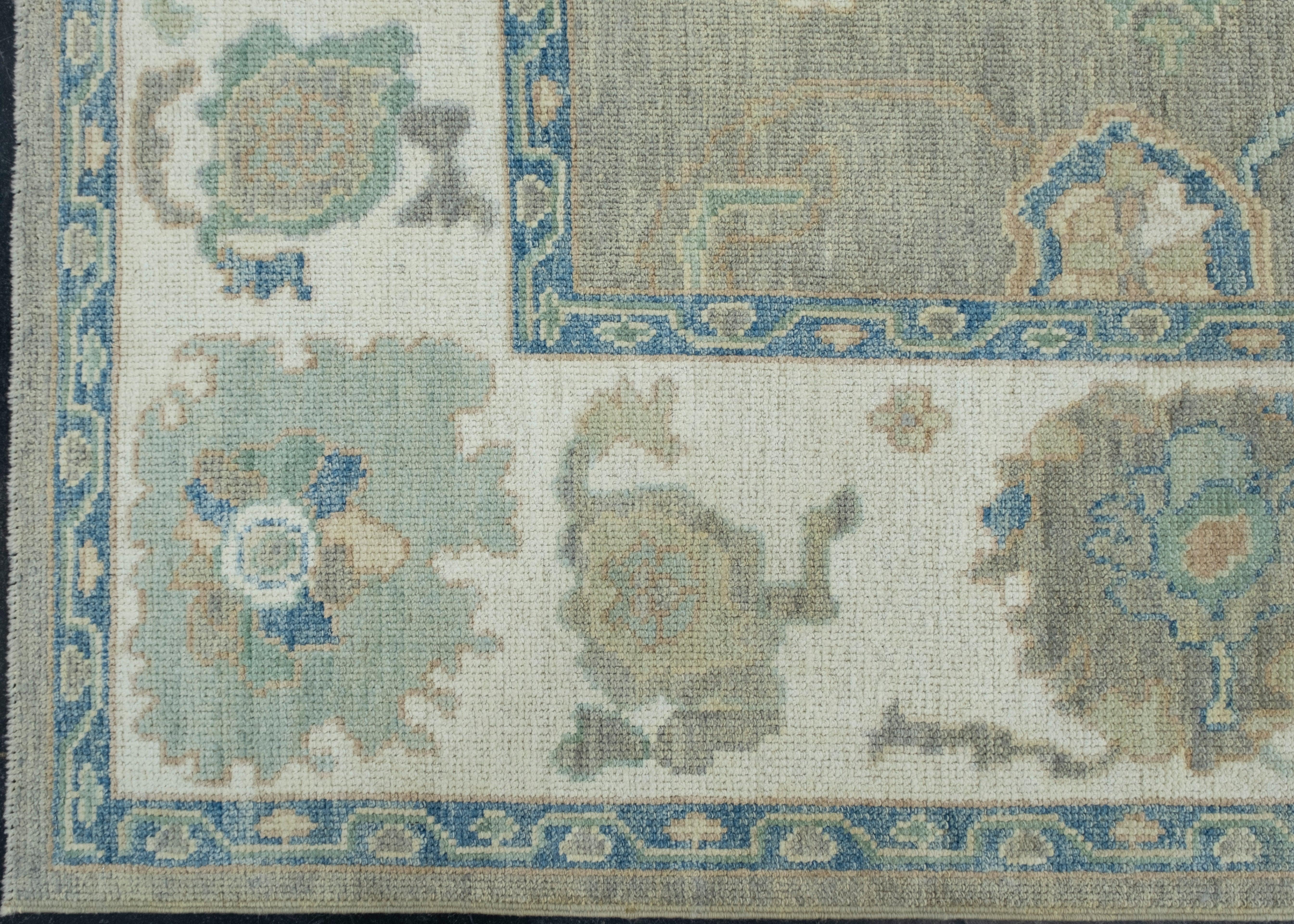 Turkish Oushak Rug 6'3