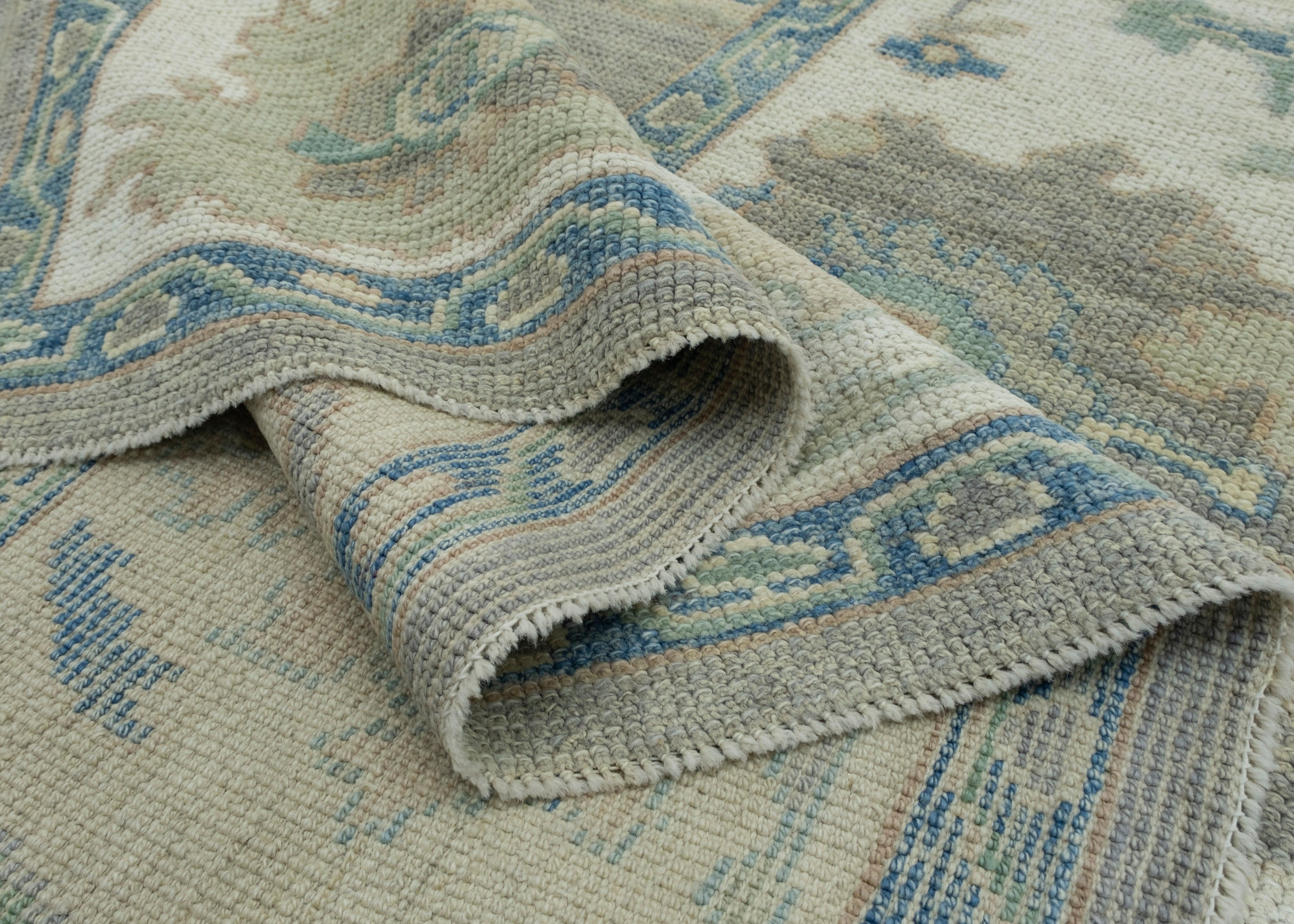 Turkish Oushak Rug 6'3