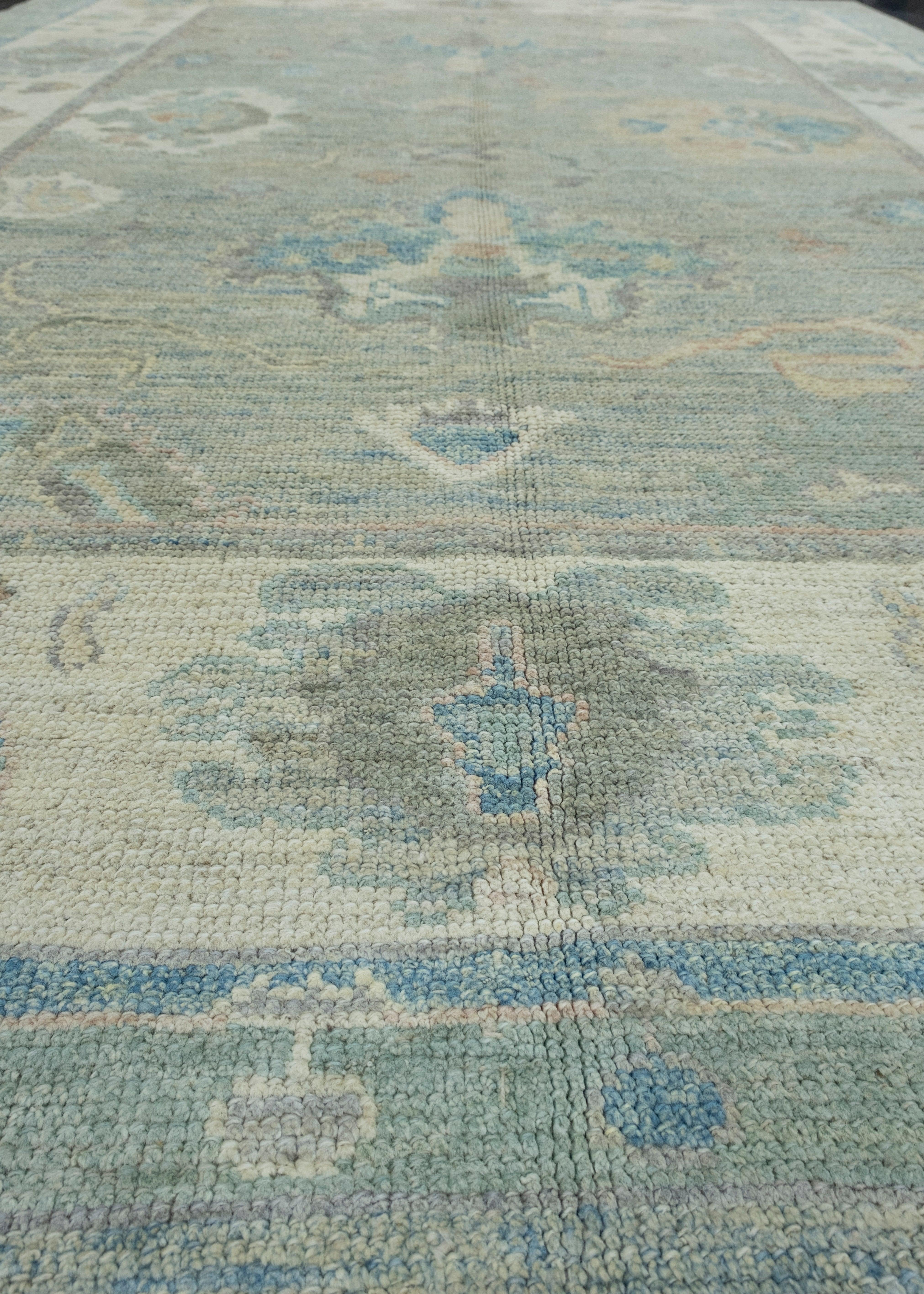 Contemporary Turkish Oushak Rug 6'3
