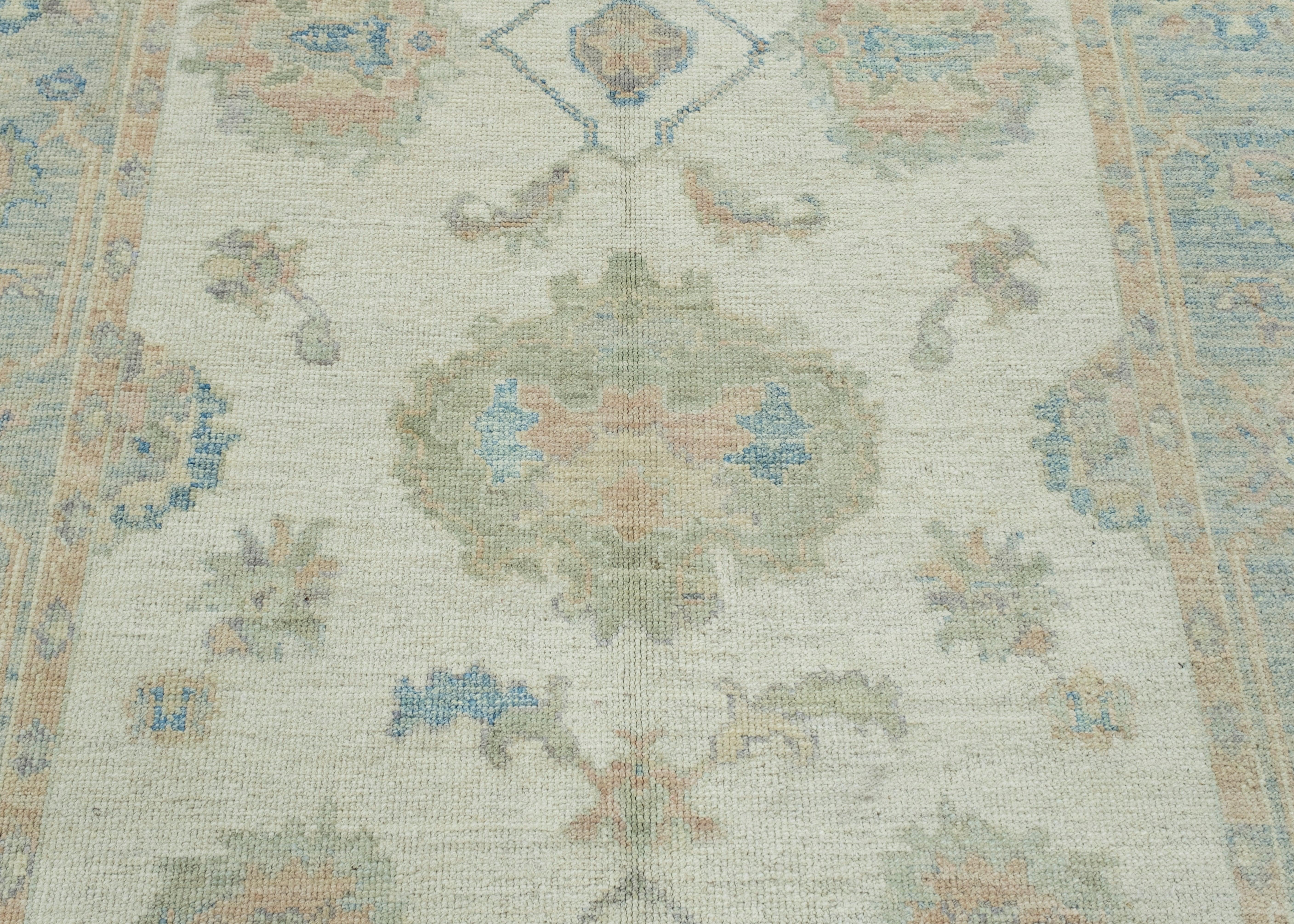 Turkish Oushak Rug 6'4