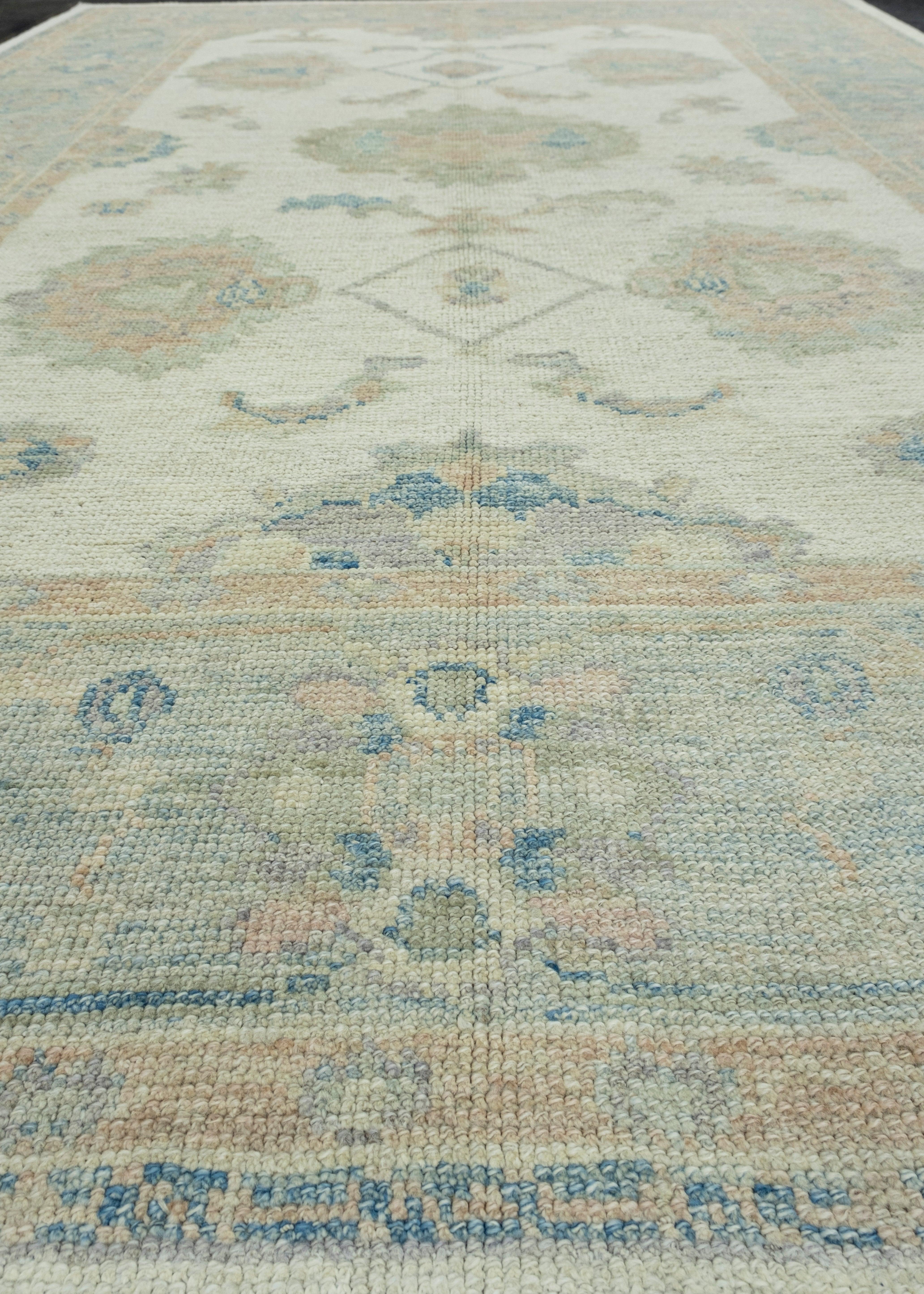 Contemporary Turkish Oushak Rug 6'4