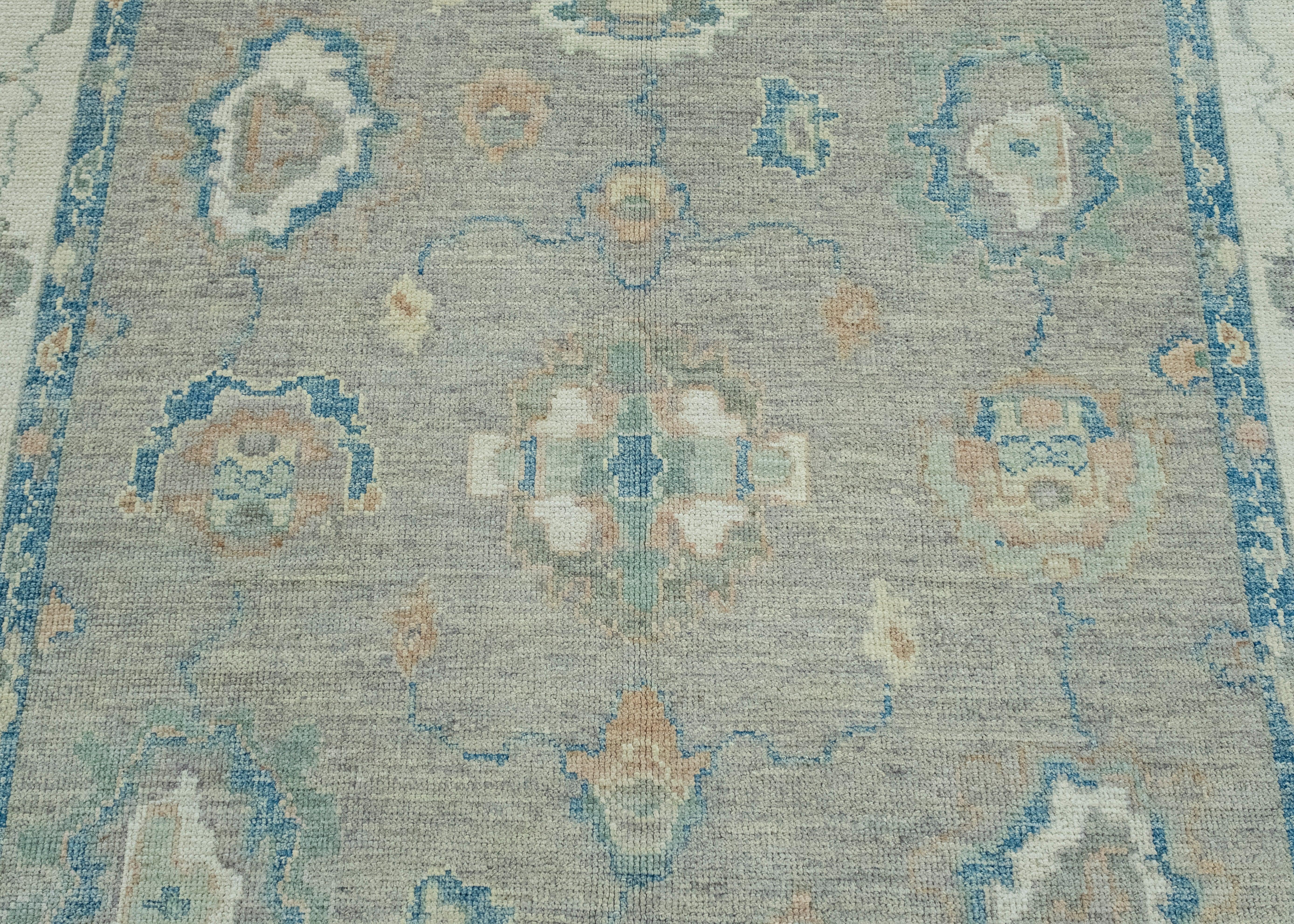 Wool Turkish Oushak Rug 7' x 10' #17754 For Sale