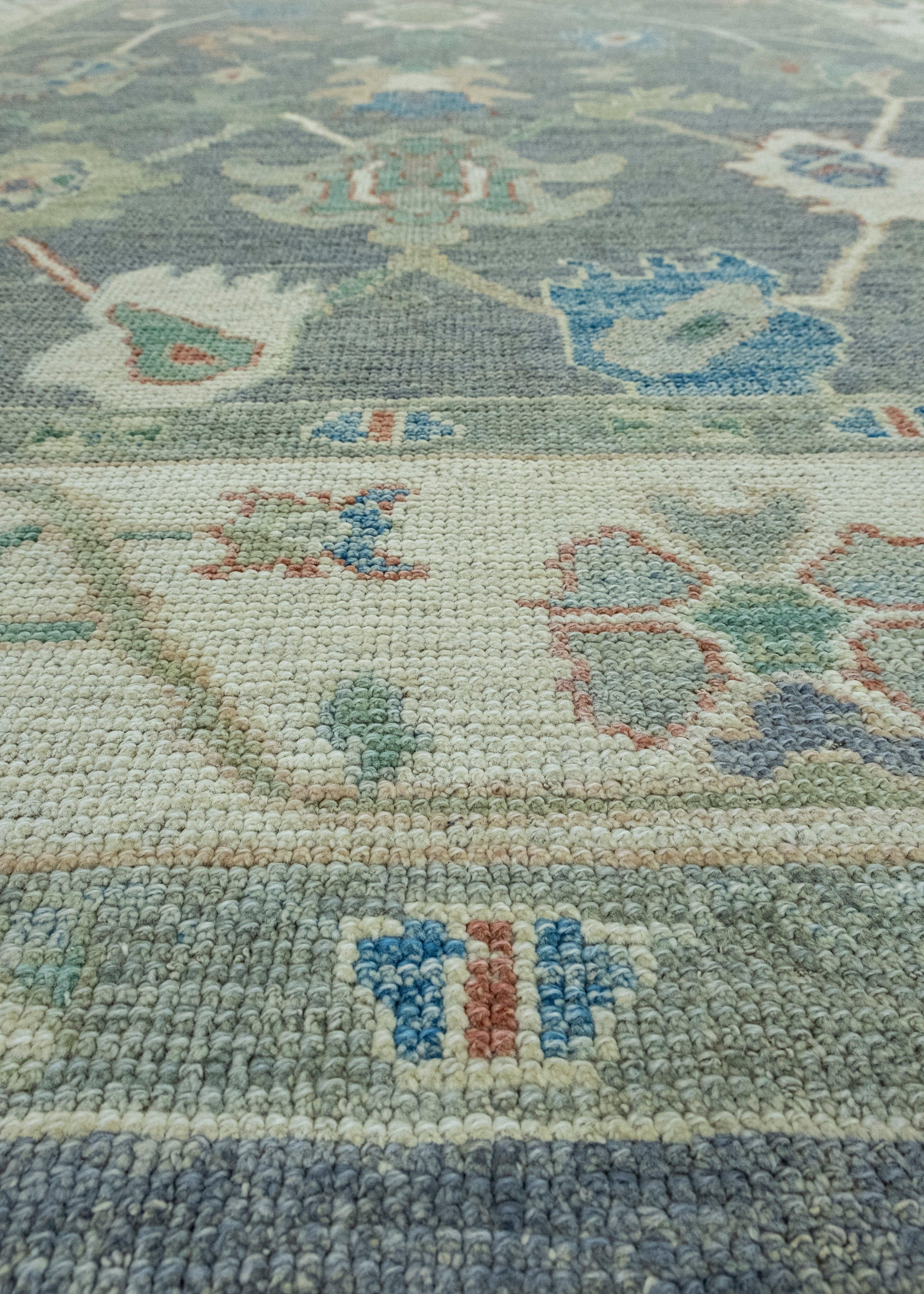 Türkischer Oushak-Teppich 7' x 9'11