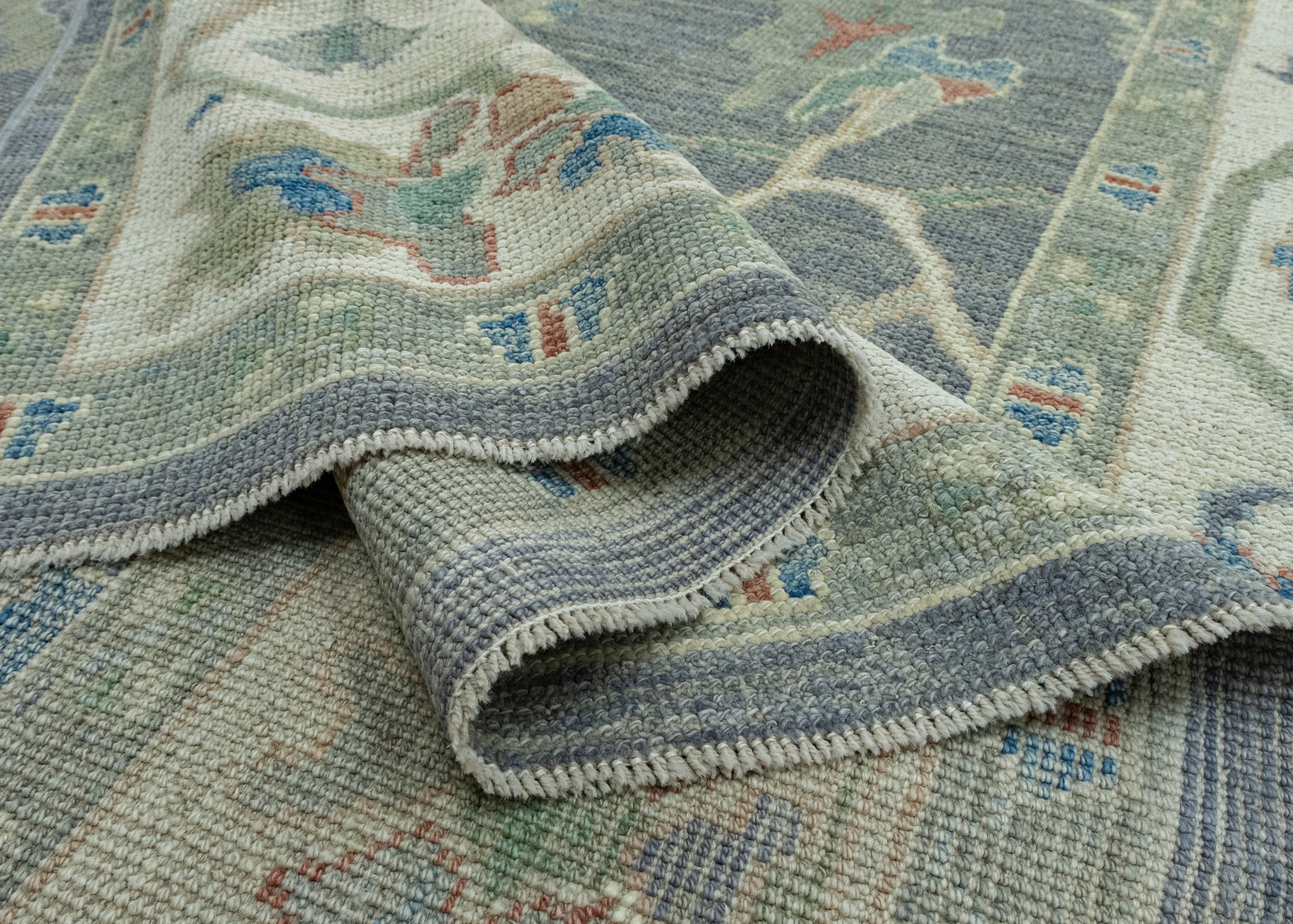 Türkischer Oushak-Teppich 7' x 9'11