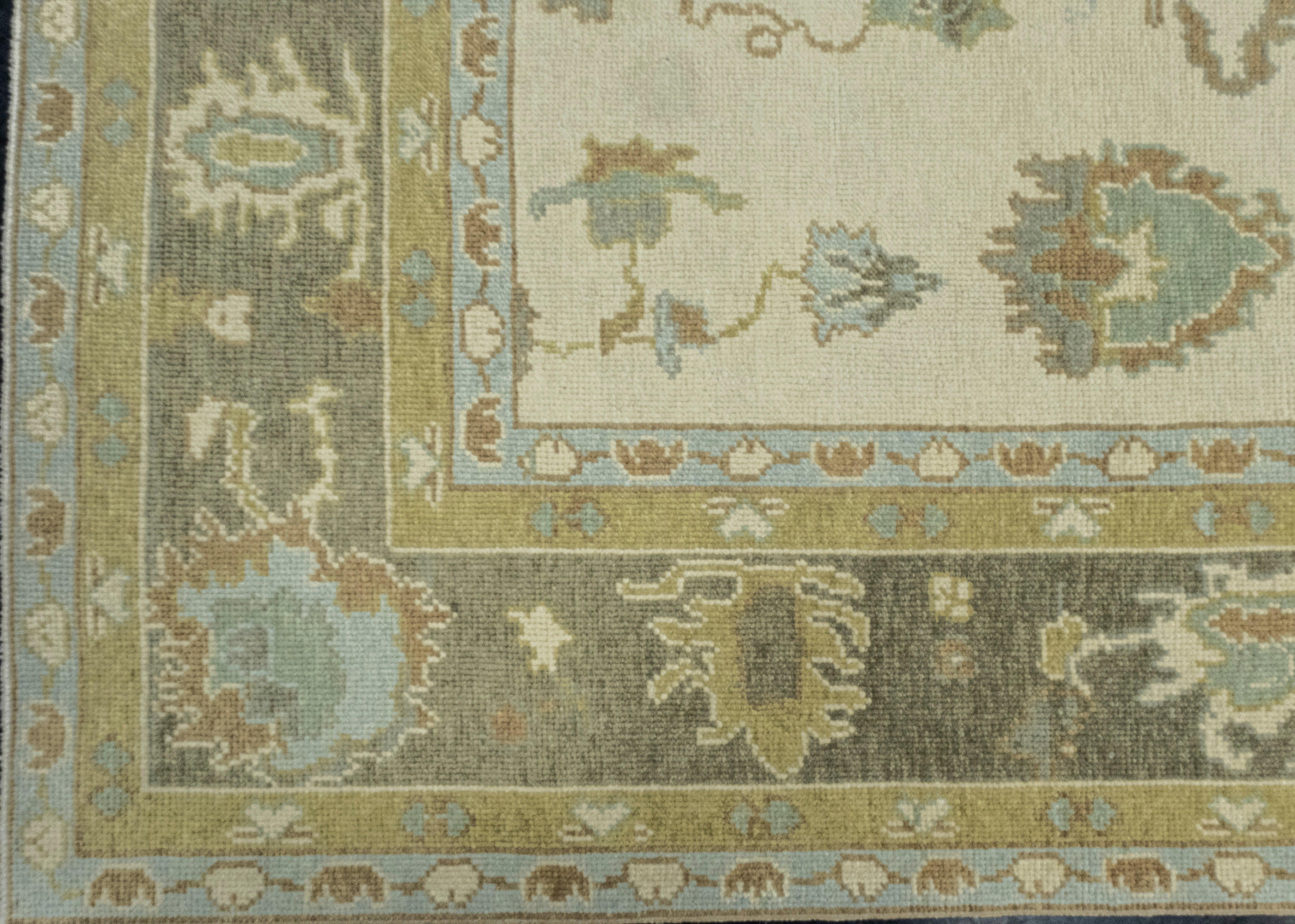 Turkish Oushak Rug 7'10
