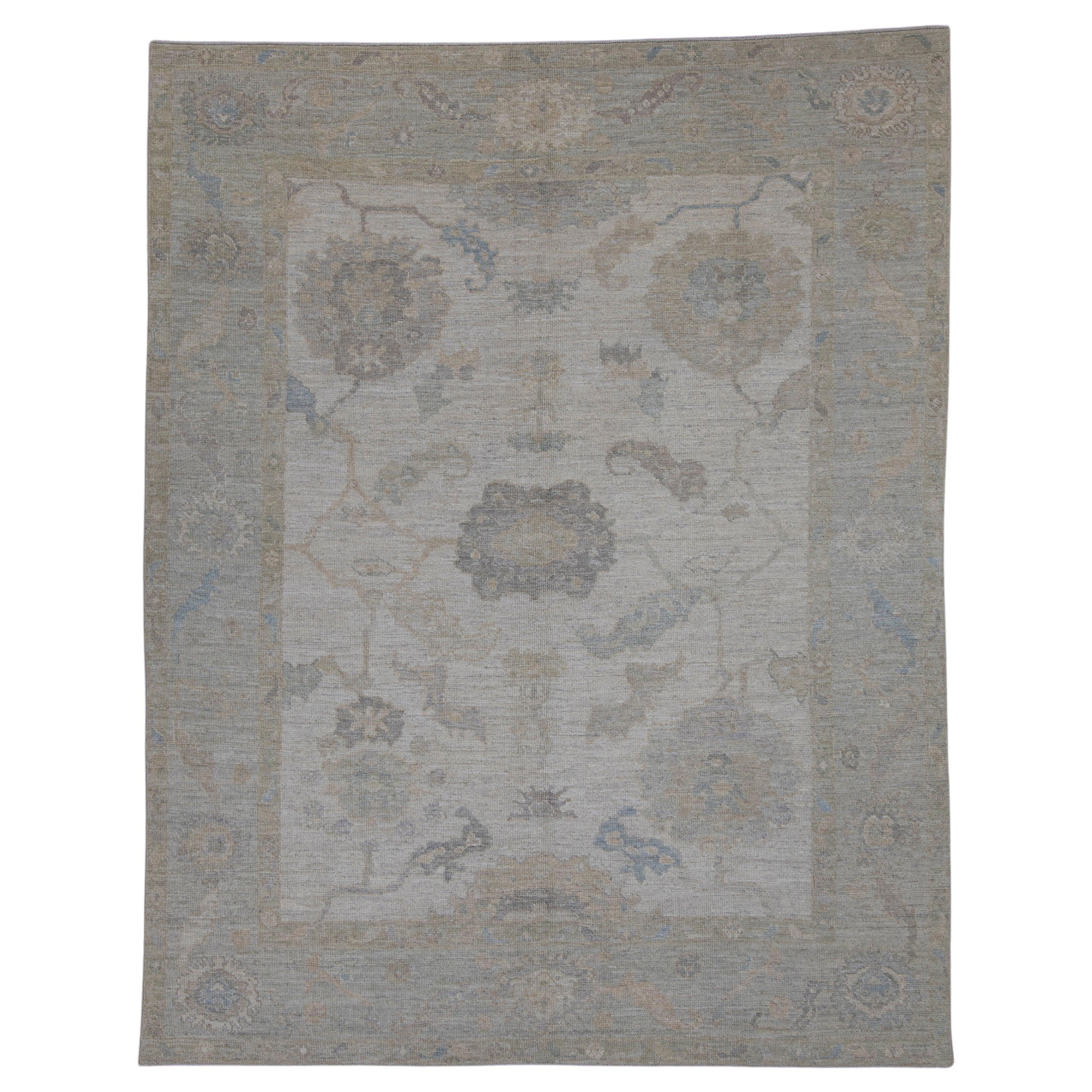 Tappeto Oushak turco 7'10" x 9'11" #16097