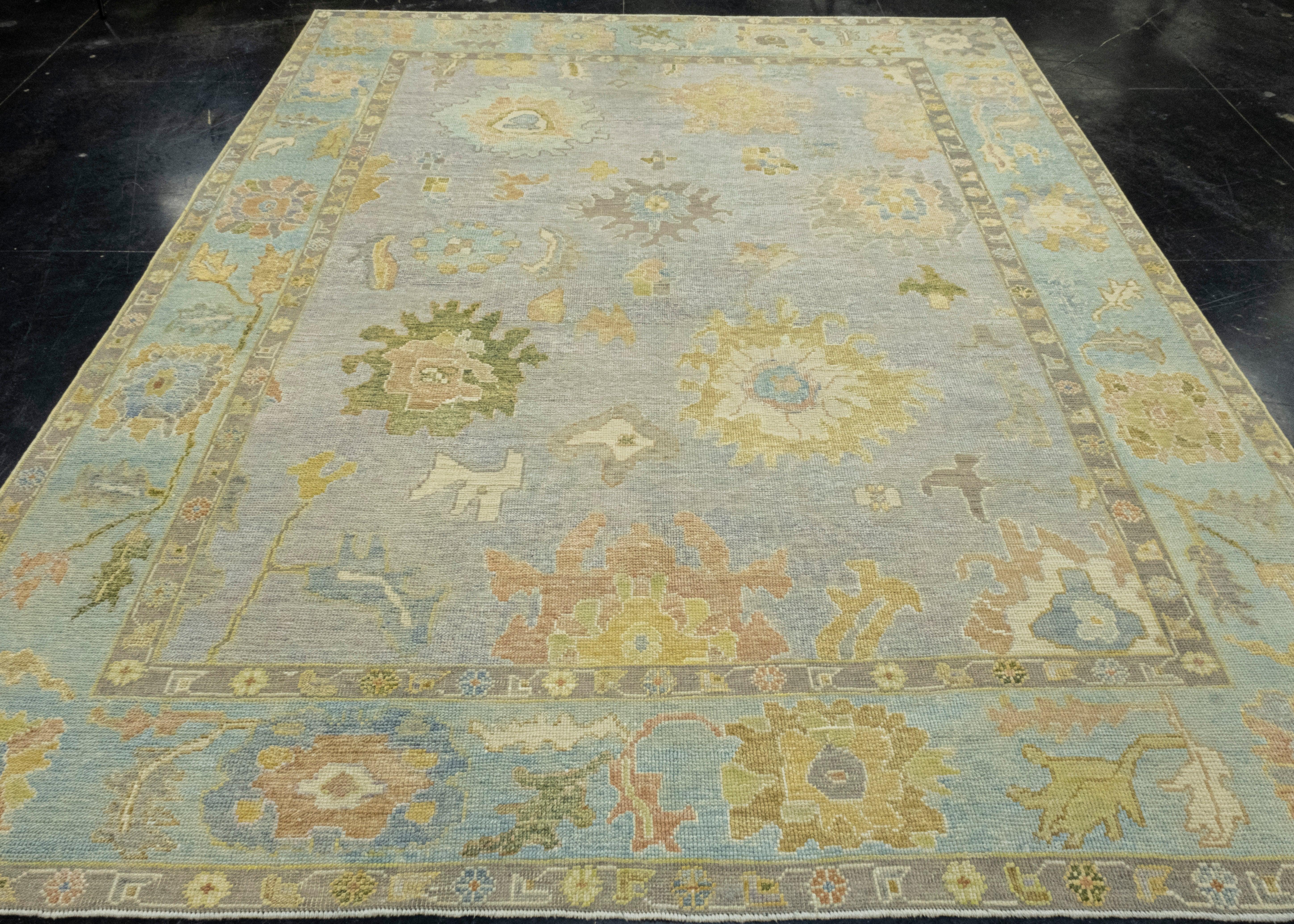 Turkish Oushak Rug 7'10
